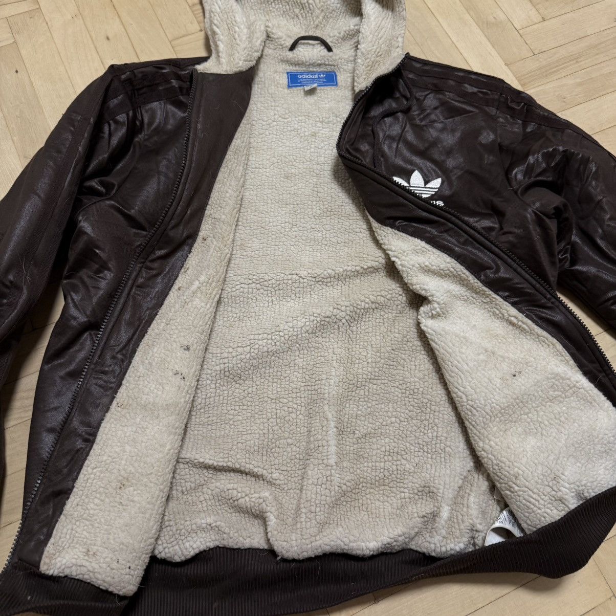 Adidas Vintage Adidas Chile 62 Fur Winter Avant Garde Track Jacket Size US M / EU 48-50 / 2 - 8 Thumbnail