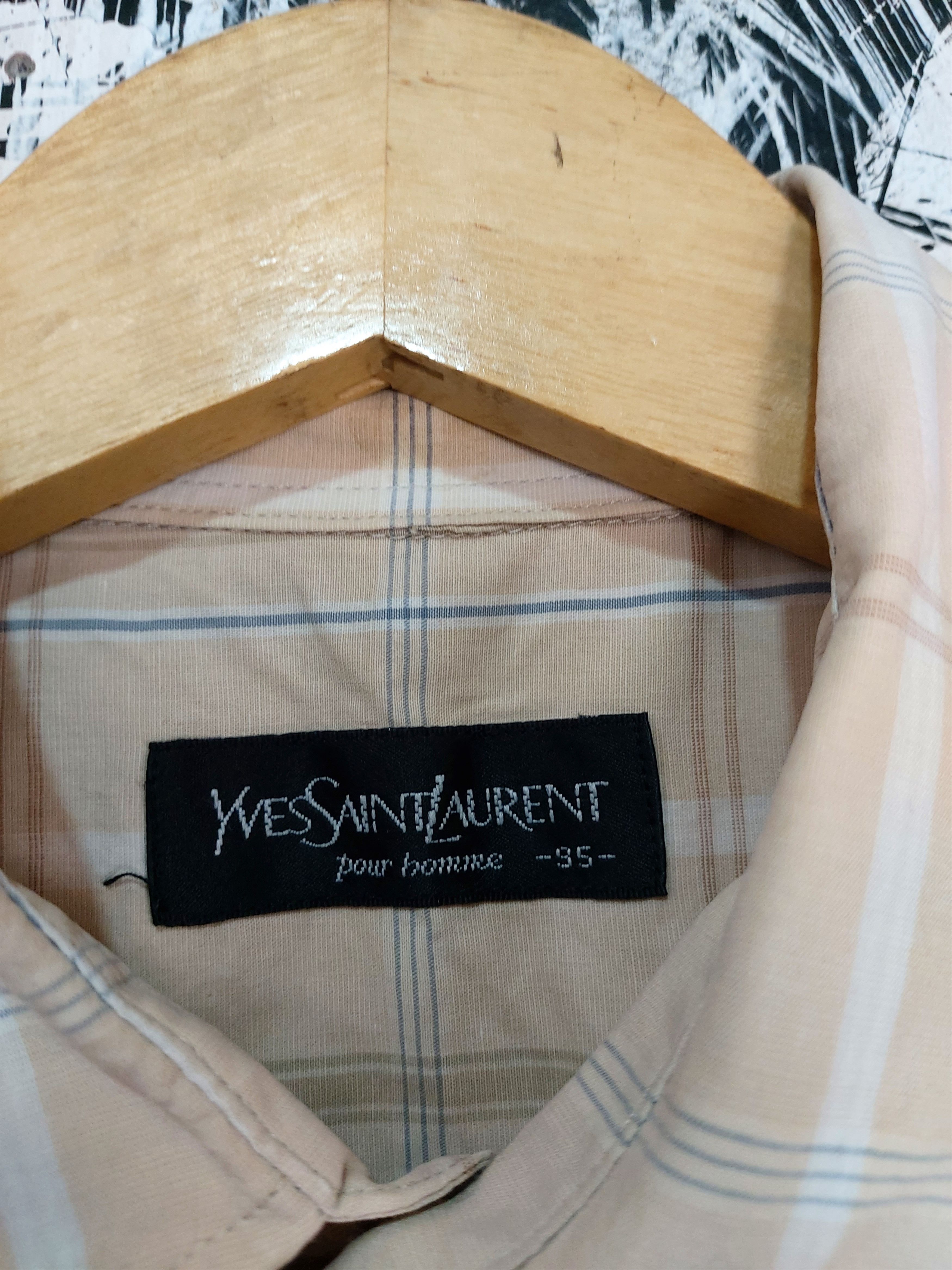 Yves Saint Laurent YVES SAINT LAURENT 2002 BUTTON UP SHIRT Size US XL / EU 56 / 4 - 3 Thumbnail