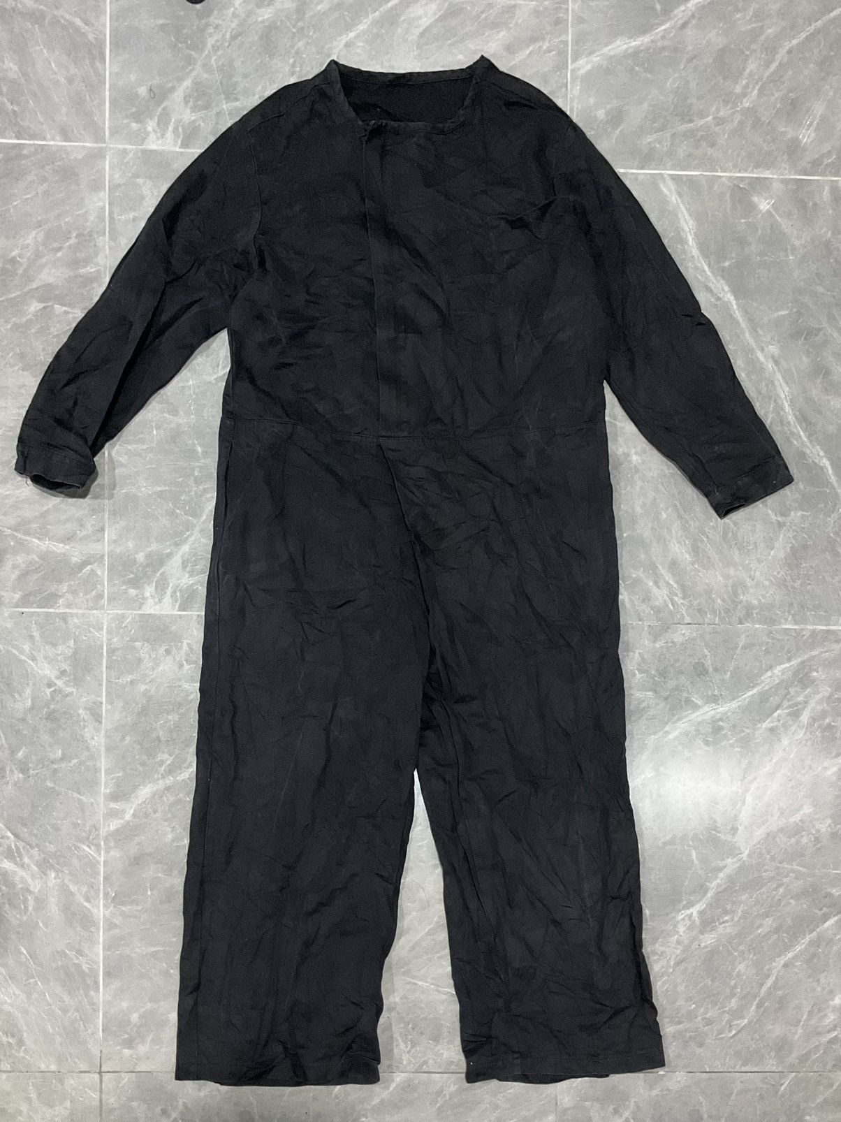 Japanese Brand Antique Black Jumpsuit Style Baggy Size 42" / US 20 - 3 Thumbnail