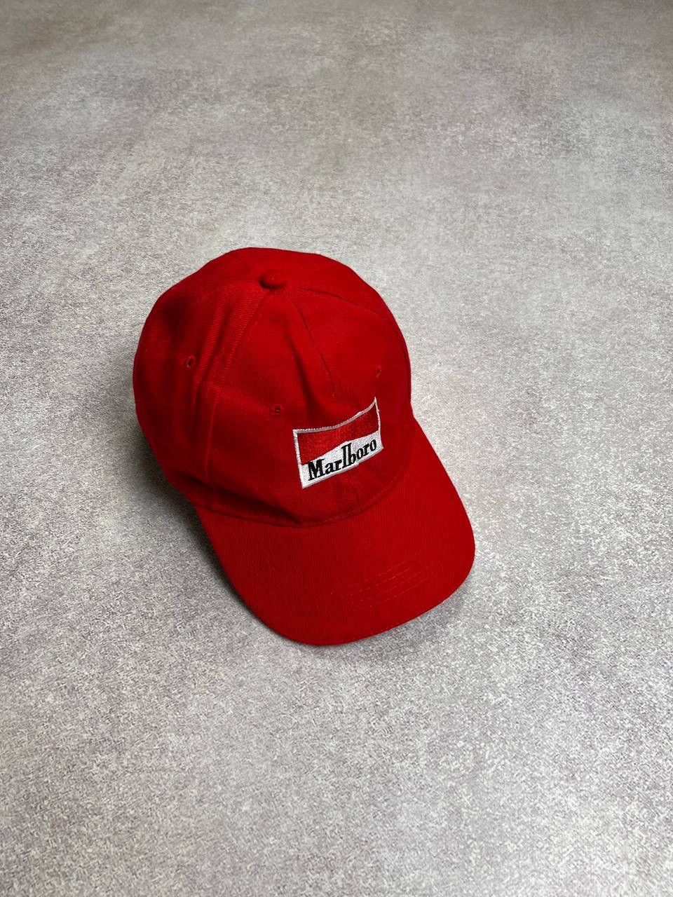 Marlboro × Vintage Vintage 90's Marlboro Racing F-1 Rally Cap Y2K Hat Size ONE SIZE - 2 Thumbnail