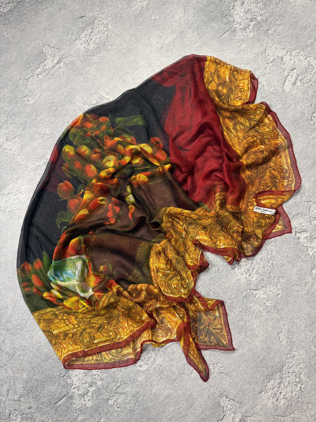 Dolce & Gabbana DOLCE & GABBANA SILK SCARF Size ONE SIZE - 1 Thumbnail