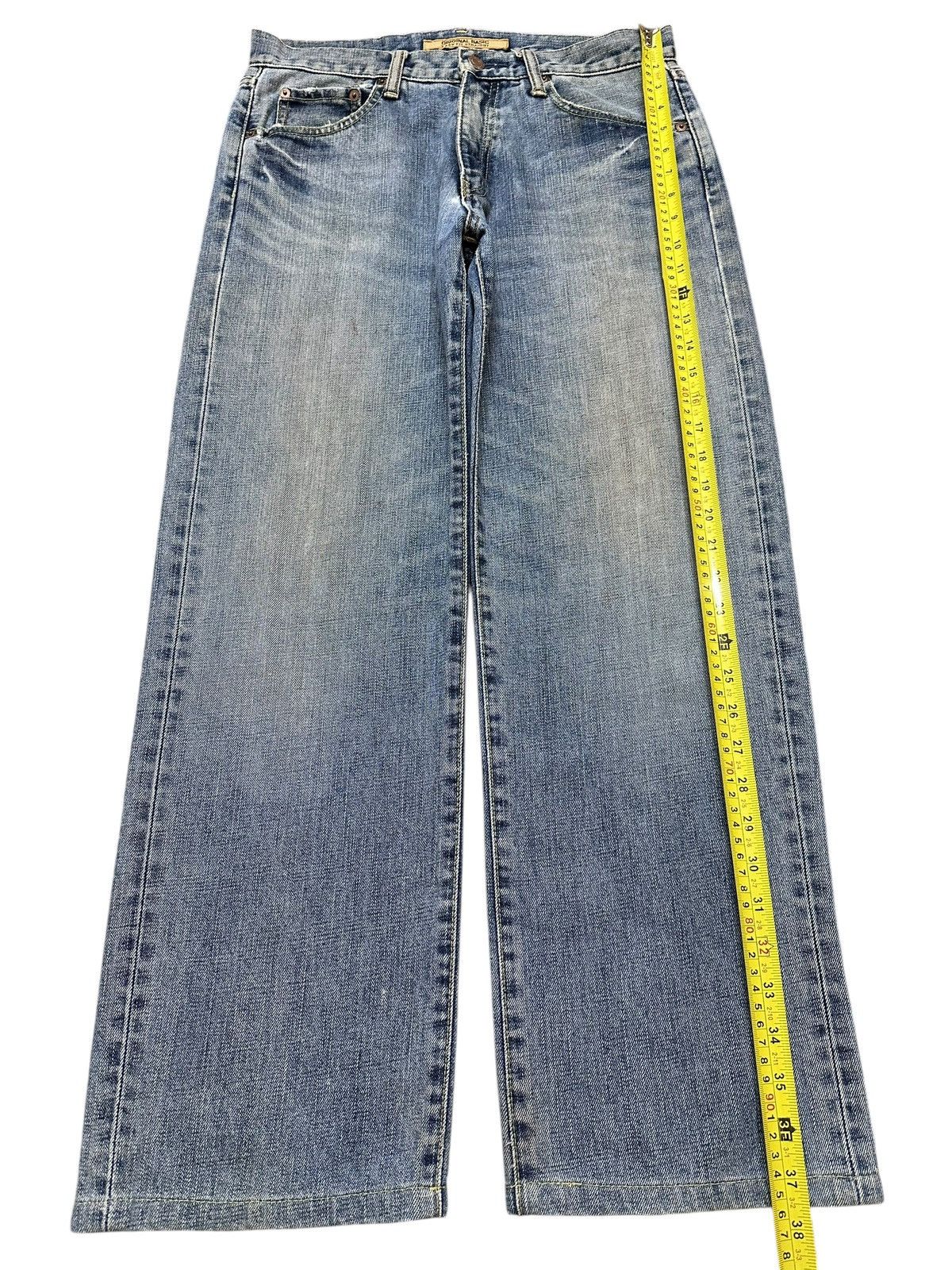 Japanese Brand Vintage Japanese Uniqlo Blue Wash Style Baggy Jeans Size US 31 - 11 Thumbnail
