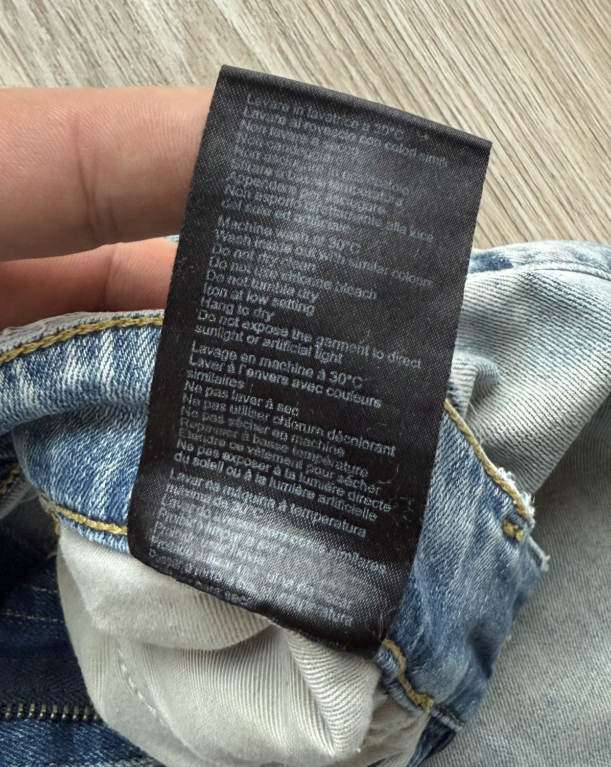 Represent Clo. Represent Essential Denim Distressed Jeans Slim Fit Size US 32 / EU 48 - 10 Thumbnail