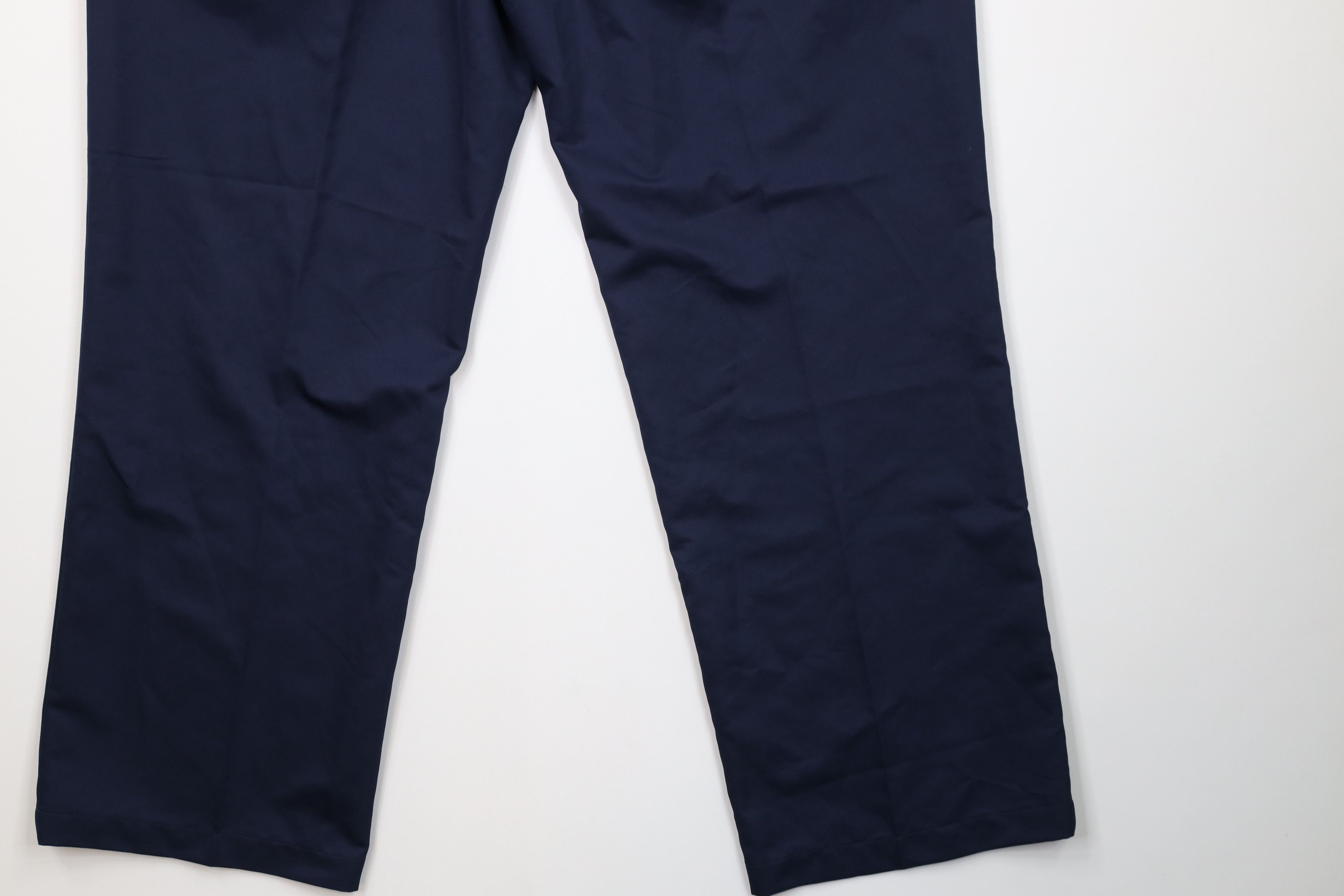 Adidas Vintage Y2K Adidas Golf Spell Out Wide Leg Chino Pants Blue Size US 38 / EU 54 - 13 Thumbnail
