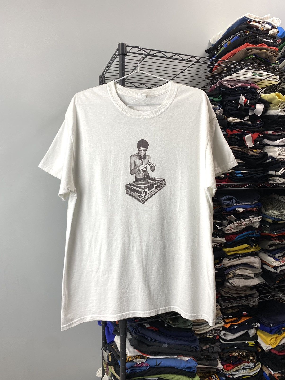 Band Tees Vintage Bruce Lee DJ Rap T Shirt Hip Hop Art Wu Tang Dr Dre Size US L / EU 52-54 / 3 - 1 Thumbnail