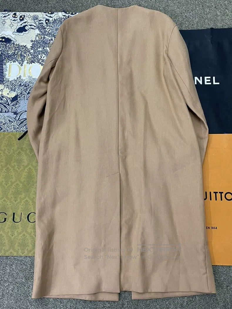 Hermes Hermes Khaki Linen Coat Size XS / US 0-2 / IT 36-38 - 3 Thumbnail