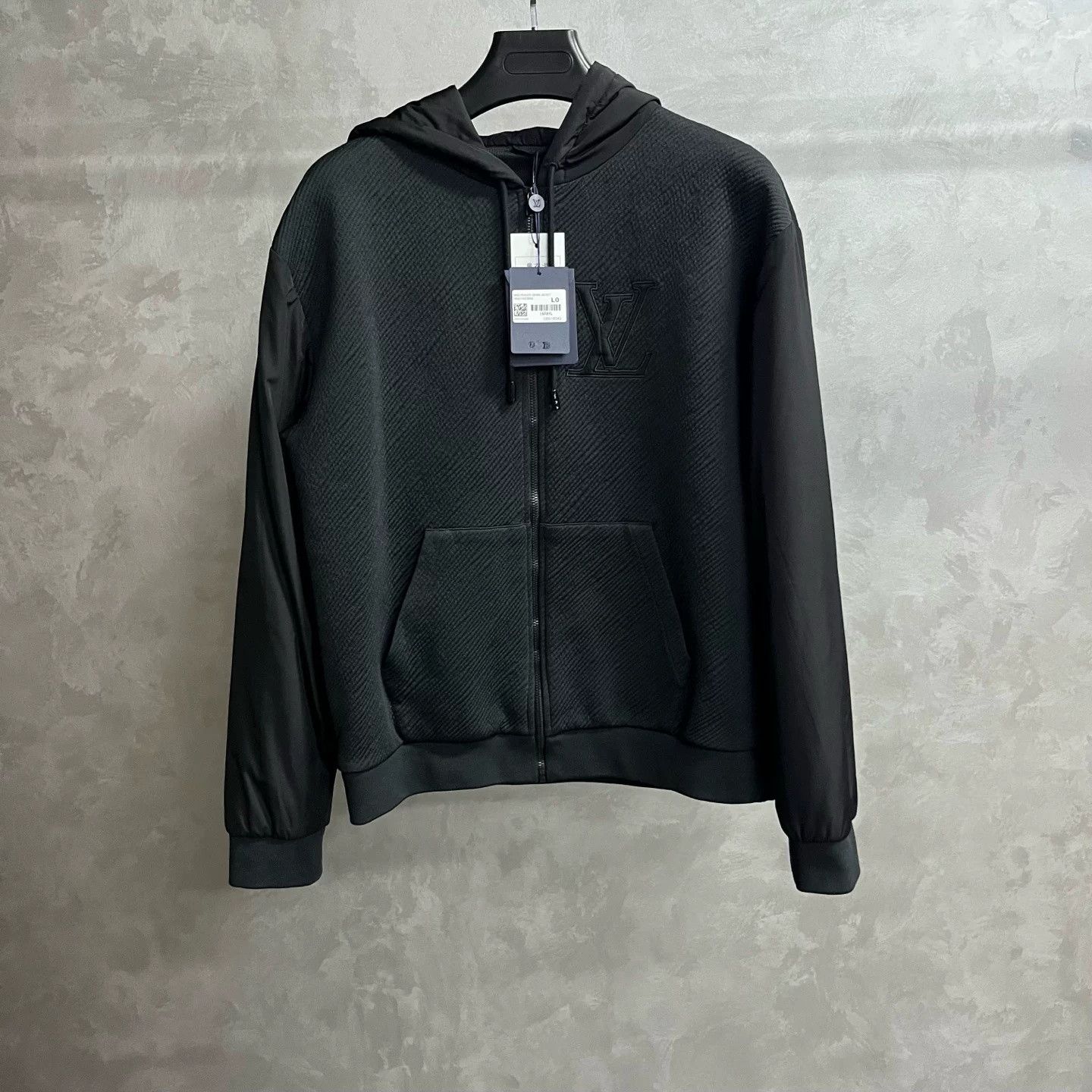 Louis Vuitton Louis Vuitton Black Logo Zip Hoodie Size US L / EU 52-54 / 3 - 1 Thumbnail