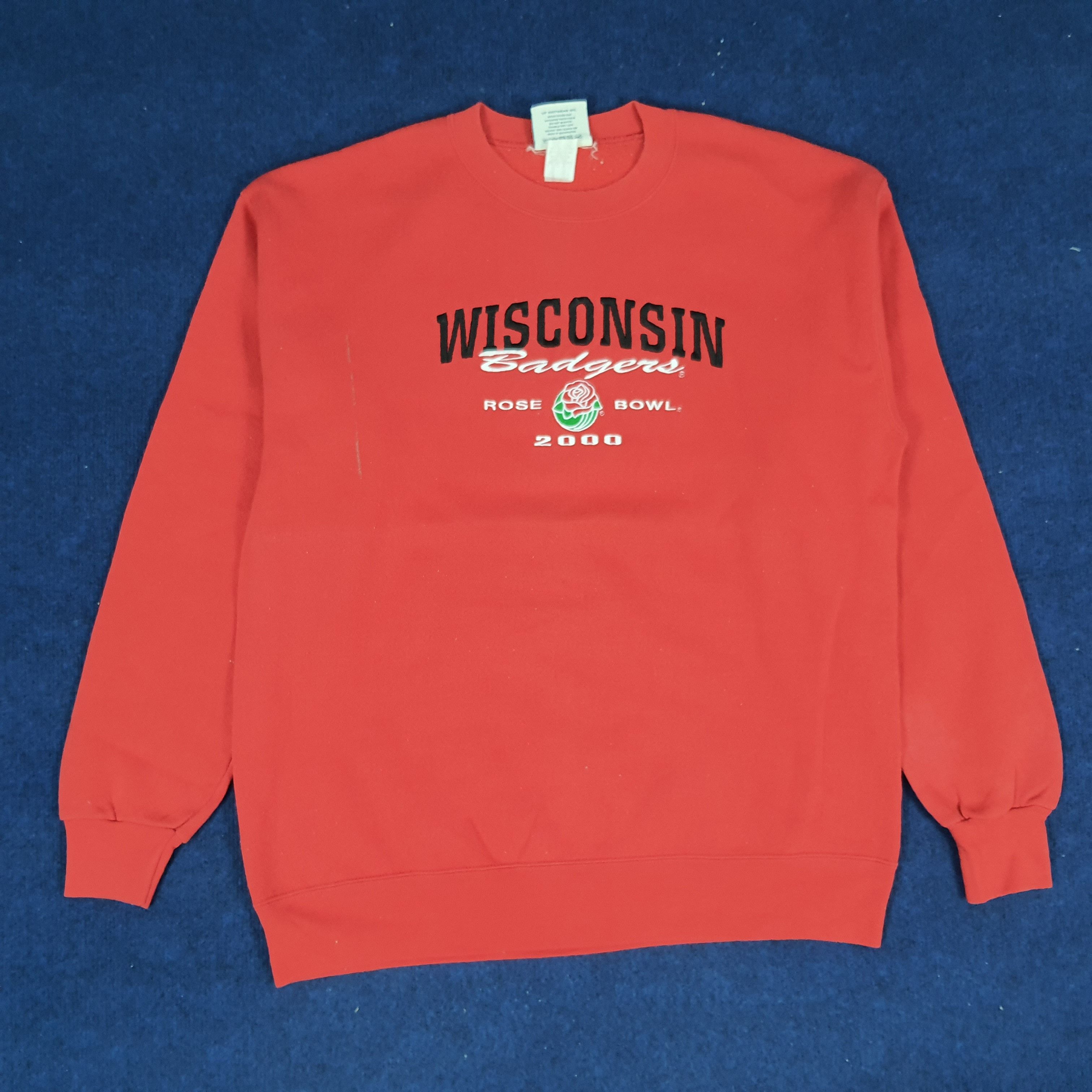 Lee × Vintage Vintage Wisconsin Badgers Football Team Rose Bowl Sweatshirt Size US L / EU 52-54 / 3 - 1 Thumbnail