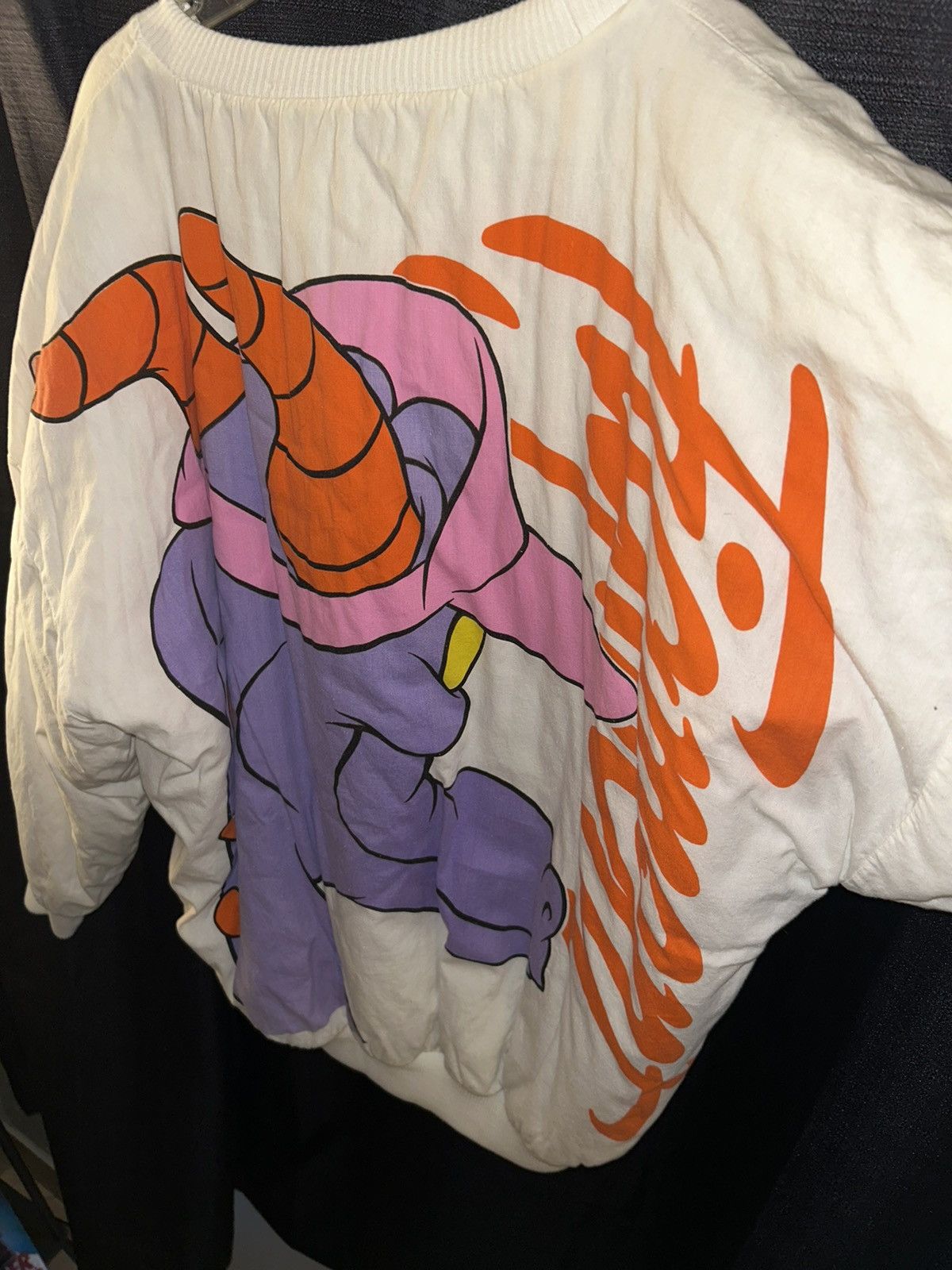 Disney × Vintage RARE 80s Disney Figment Reversible Crewneck Size US L / EU 52-54 / 3 - 5 Thumbnail