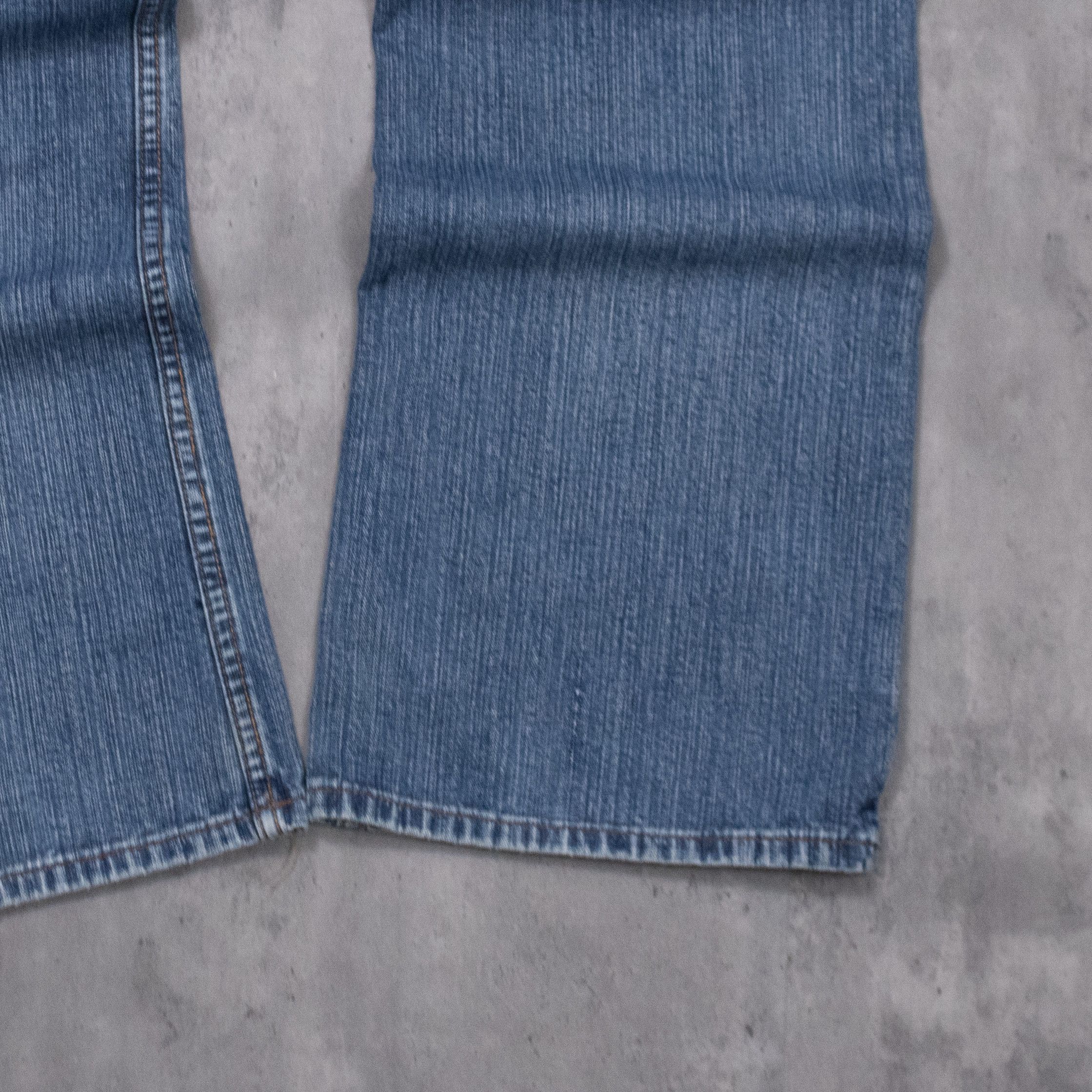 Japanese Brand Vintage Y2K Bluenotes Baggy Mid Wash Wide Leg Denim Jeans Size US 34 / EU 50 - 13 Thumbnail