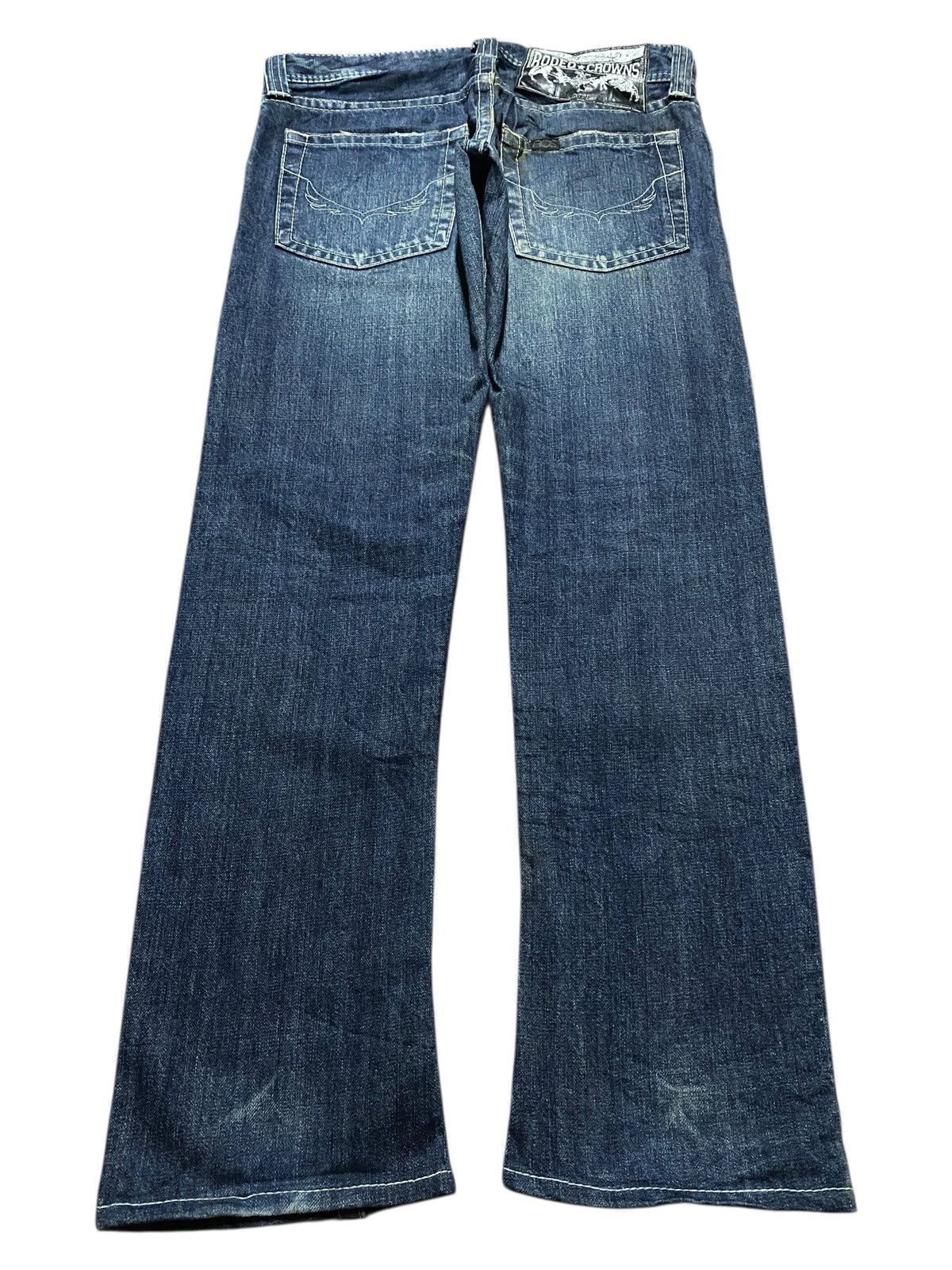 Visvim Japanese Brand Rodeo Crown Mud Wash Straight Fit Jeans Size US 32 / EU 48 - 2 Thumbnail