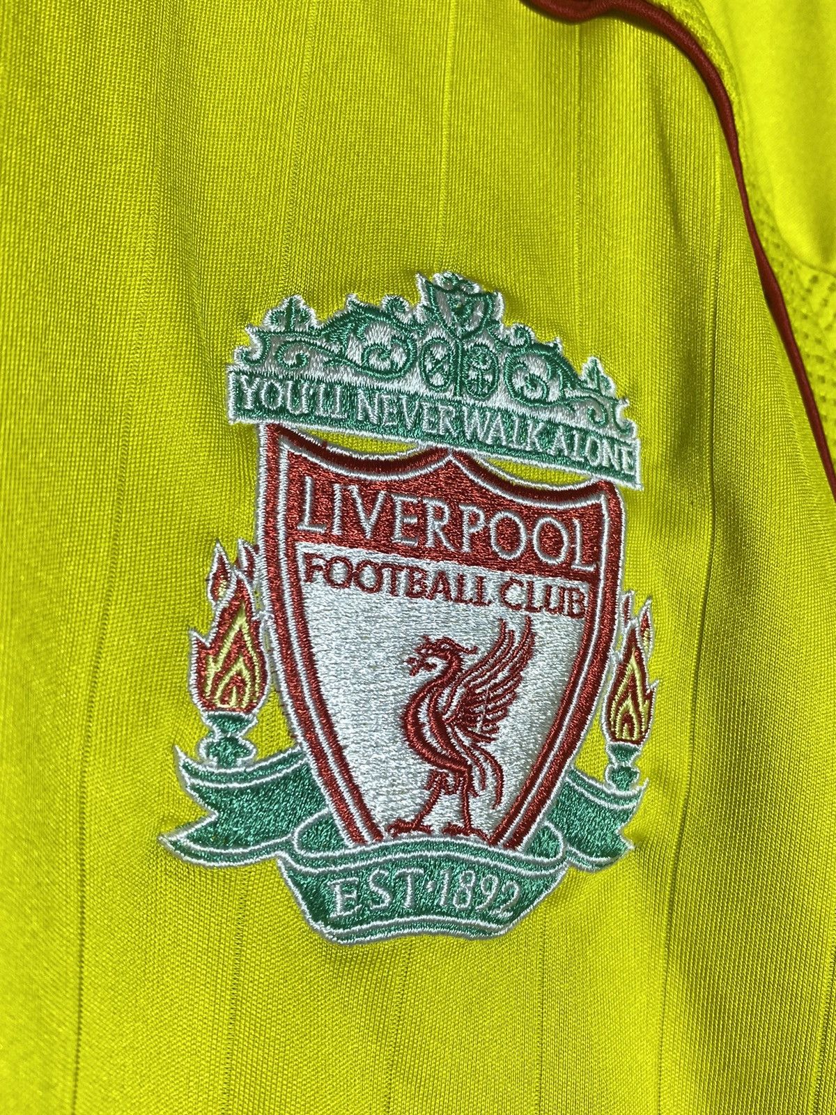 Vintage Adidas FC Liverpool 2006 2007 Away Football Shirt Size US M / EU 48-50 / 2 - 6 Thumbnail