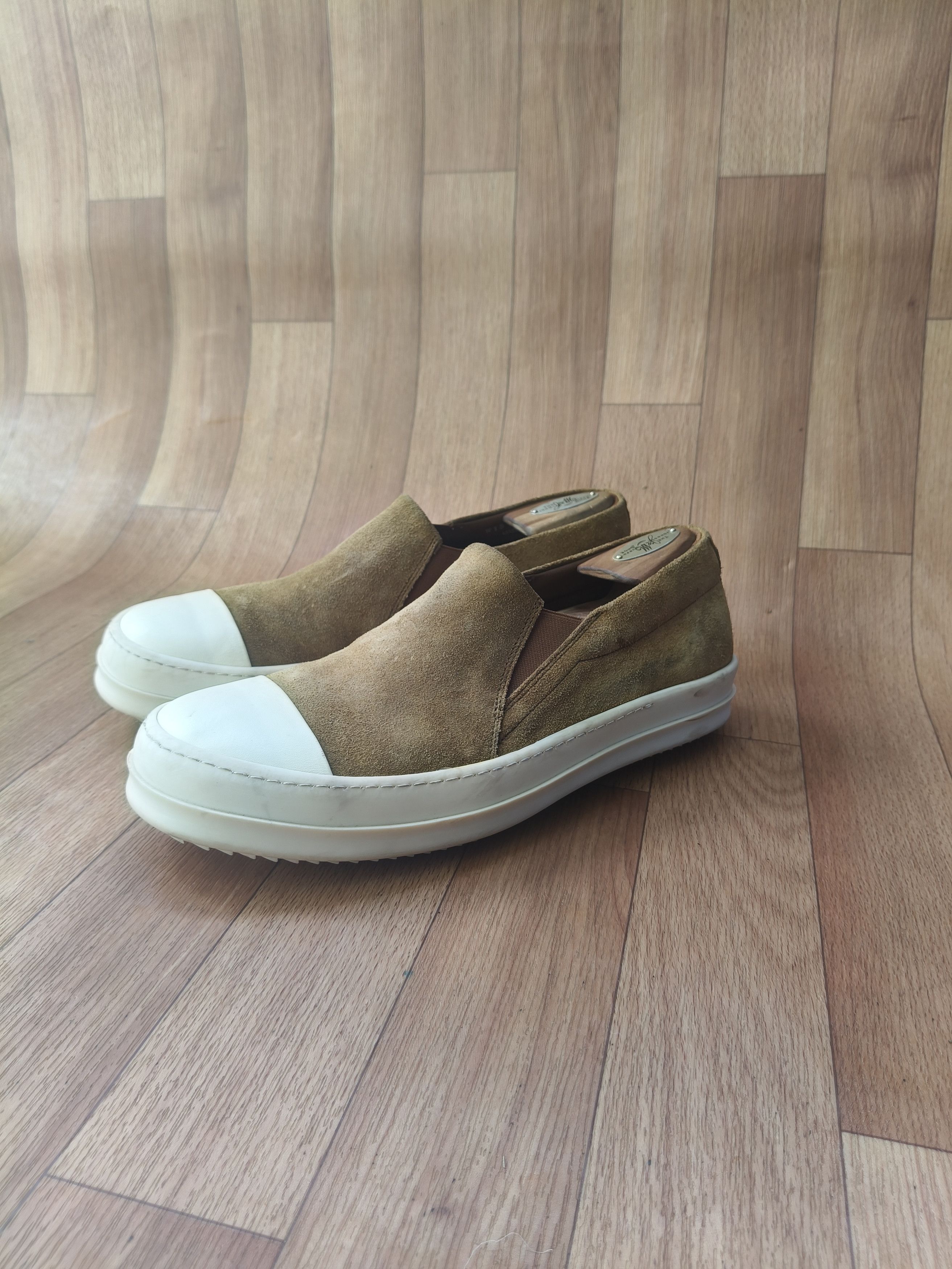 Rick Owens Rick Owens tan suede mainline boat Size US 10 / EU 43 - 8 Thumbnail