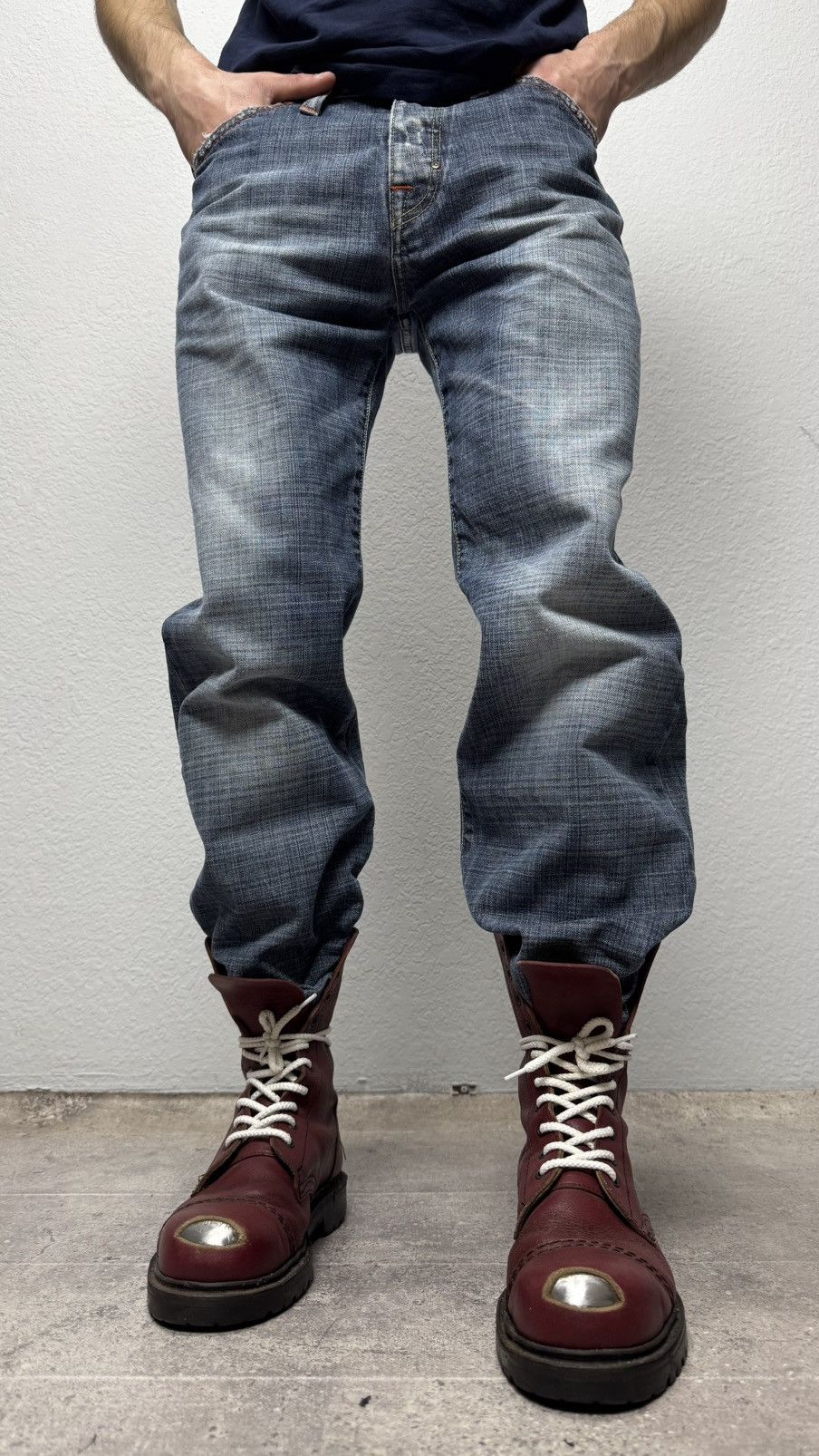 G-Star Vintage G Star Raw Pants Y2K Baggy Cargo Jeans Distressed Size US 30 / EU 46 - 1 Thumbnail