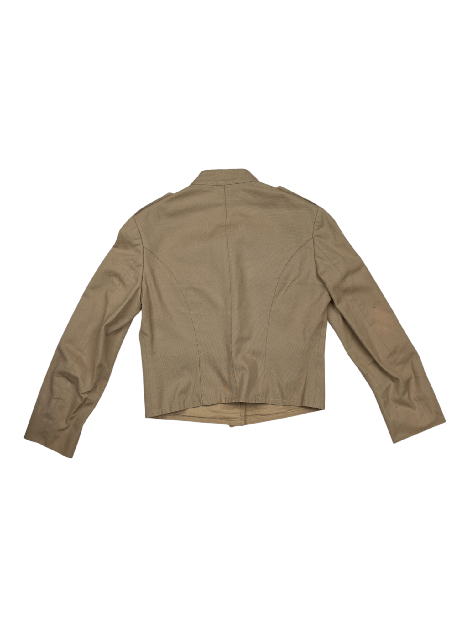 Gucci Gucci Beige Military Style Short Crop Jacket Size XS / US 0-2 / IT 36-38 - 2 Thumbnail