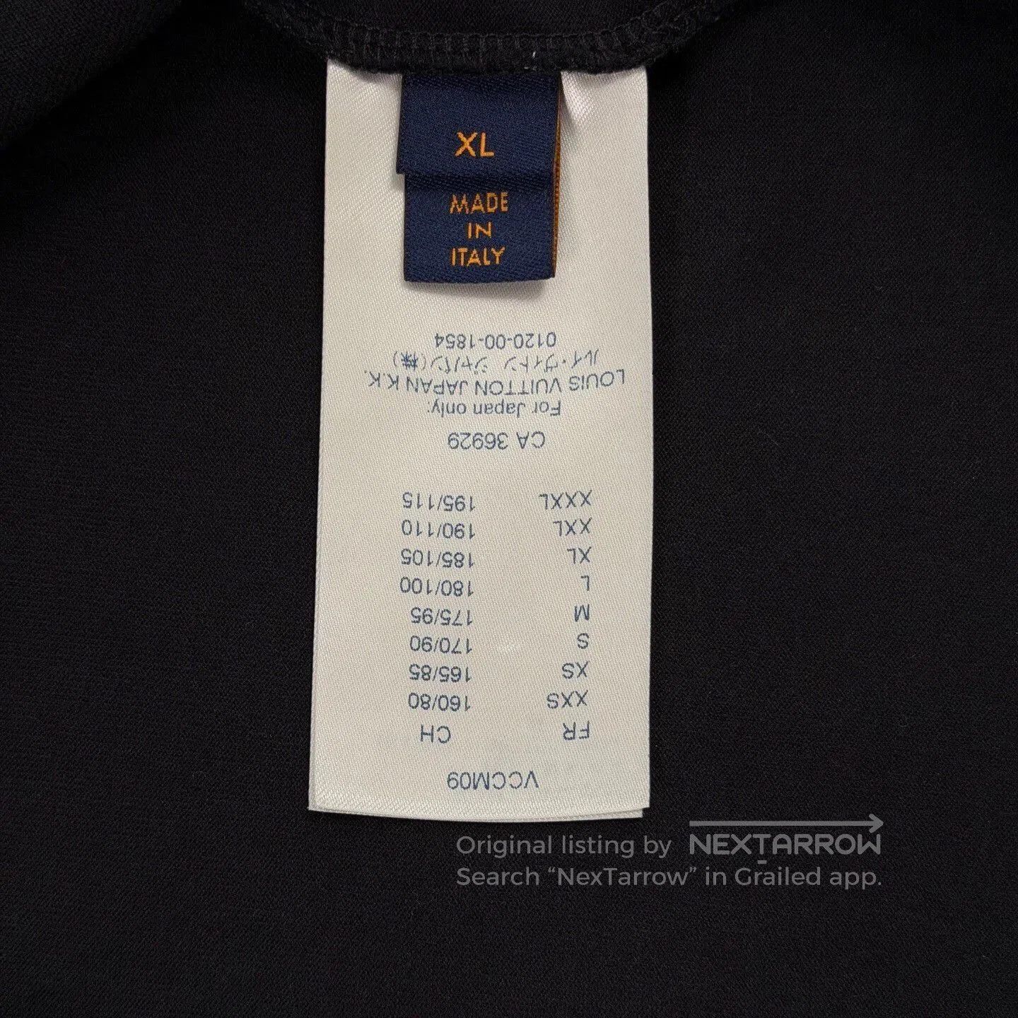 Louis Vuitton Black Gradient Logo Print Short Sleeve T-Shirt. Size US XL / EU 56 / 4 - 4 Thumbnail