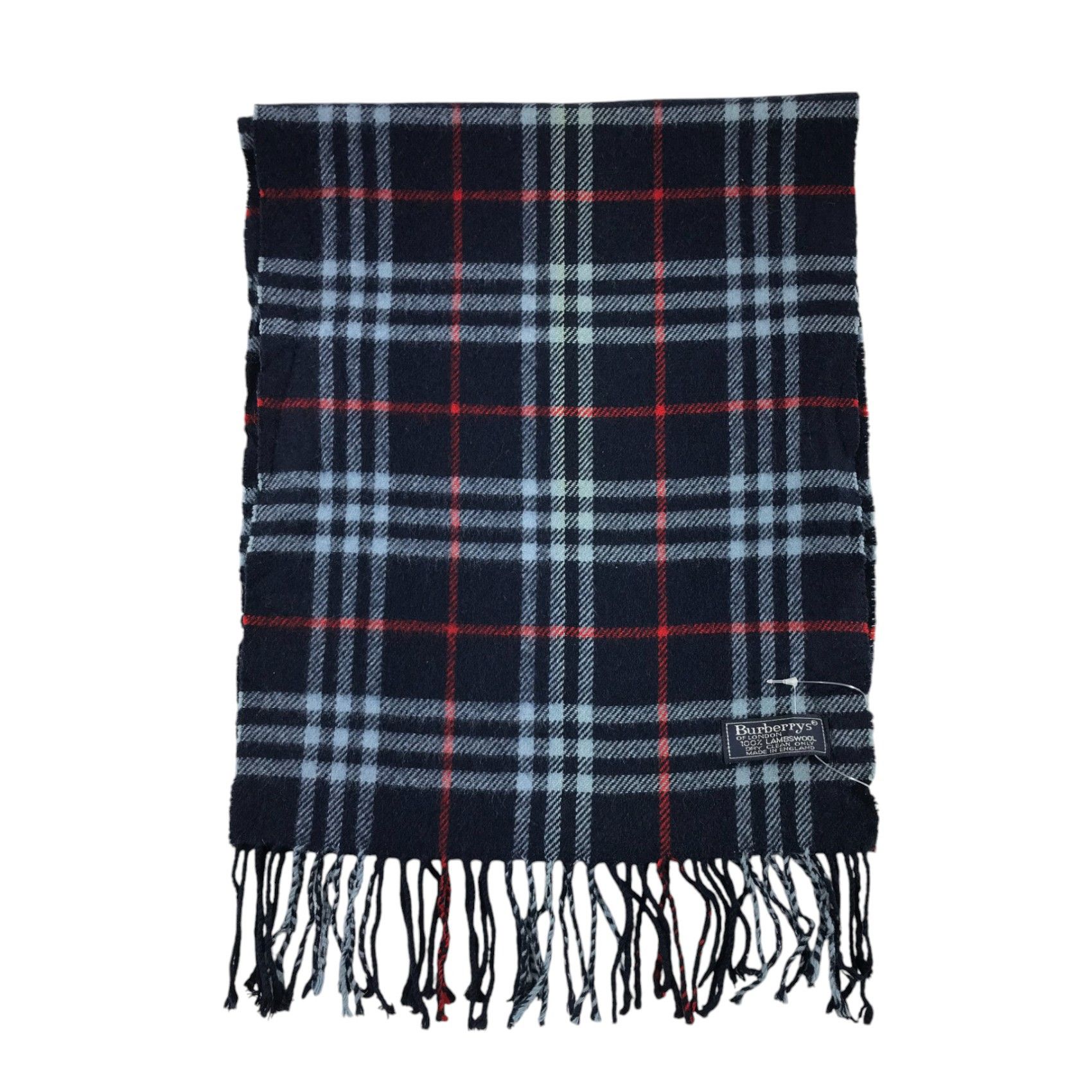 Burberry × Vintage Burberry Scarf / Muffler / Neckwear - WW1337 Size ONE SIZE - 2 Thumbnail