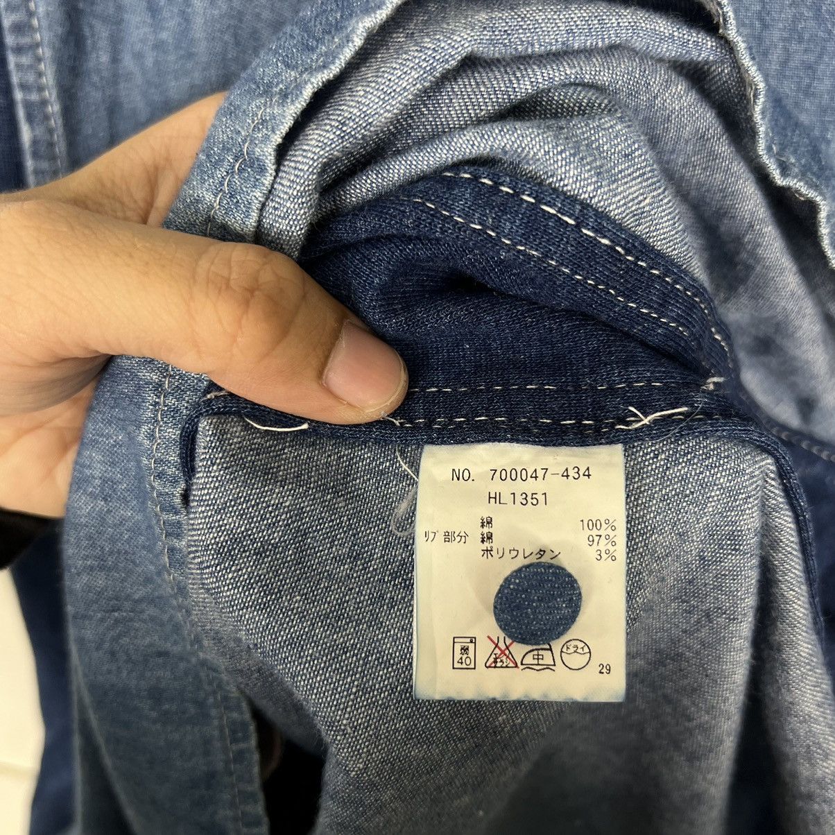 Blue Blue Japan × Indigo × Kapital 🔥 BLUE BLUE DYED INDIGO DRESS Size M / US 6-8 / IT 42-44 - 10 Thumbnail