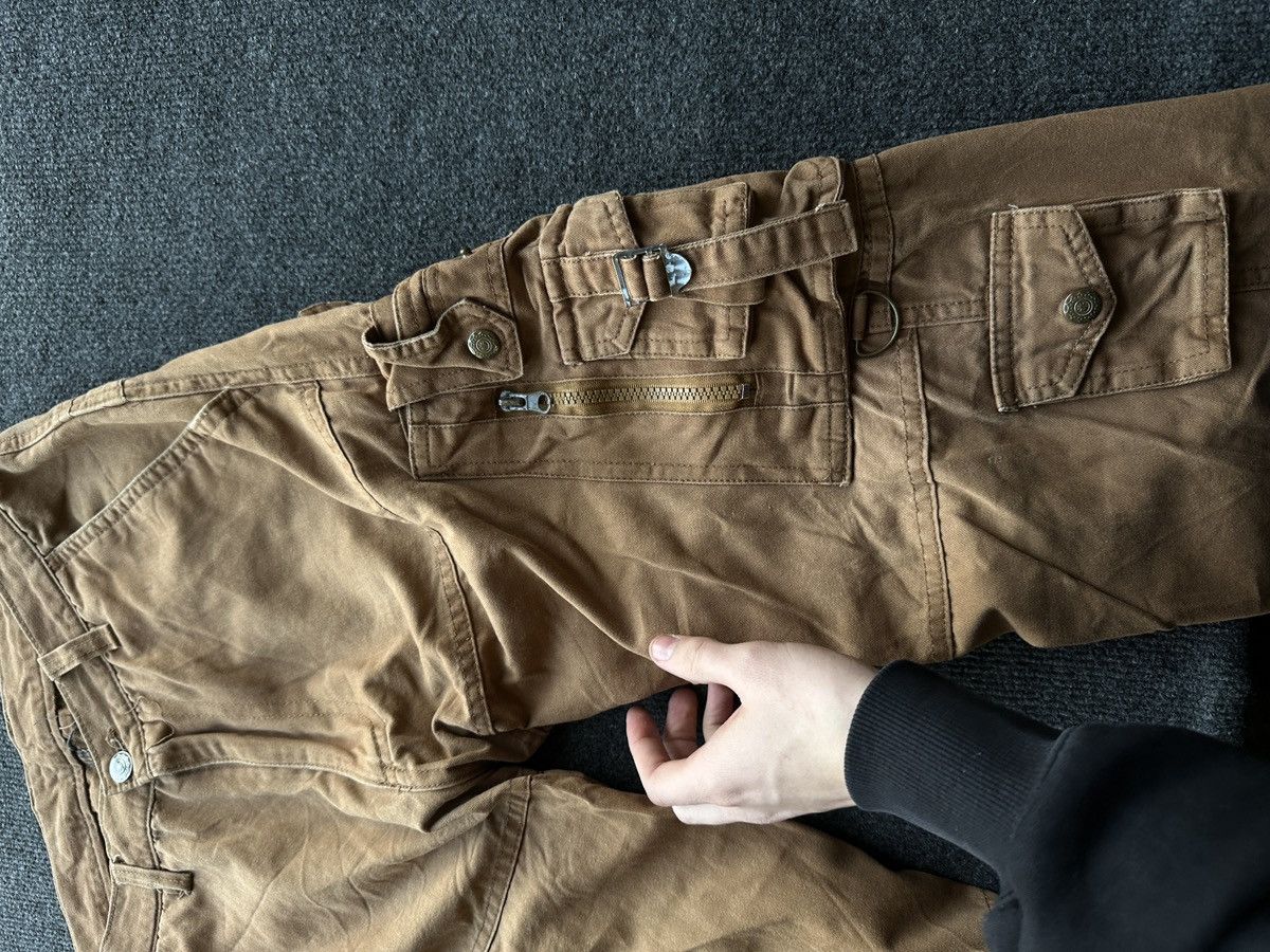Other 🚨RARE 90s MULTIPOCKET Stone Wash BROWN Jeans Mens 30 Size US 30 / EU 46 - 6 Thumbnail