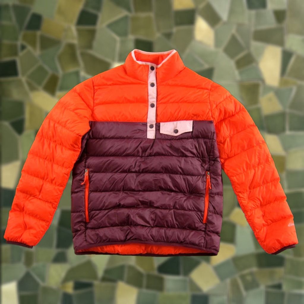 Eddie Bauer Eddie Bauer Stratuslite Nylon Down Orange Pink Pullover Puffer Jacket Women XXS Size XXS / US 00 / IT 34 - 1 Thumbnail