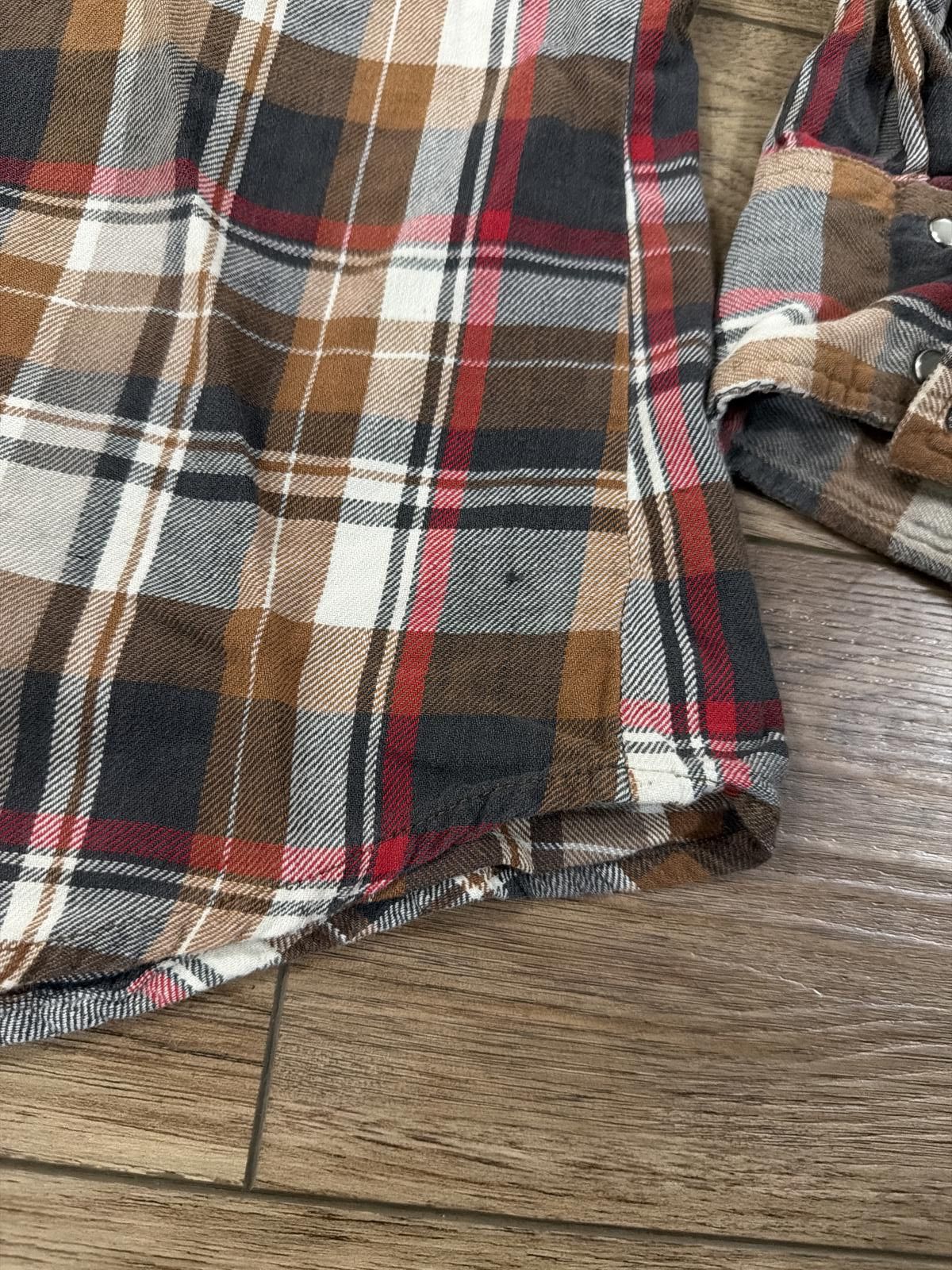 Wrangler Vintage Wrangler Western Cowboy Snap Shirt Plaid 90s Y2K Size US XL / EU 56 / 4 - 4 Thumbnail
