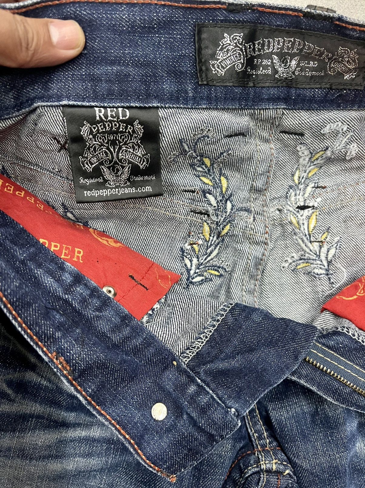 Hysteric Glamour Redpepper Seditionaries Distressed Jeans Size US 32 / EU 48 - 8 Thumbnail