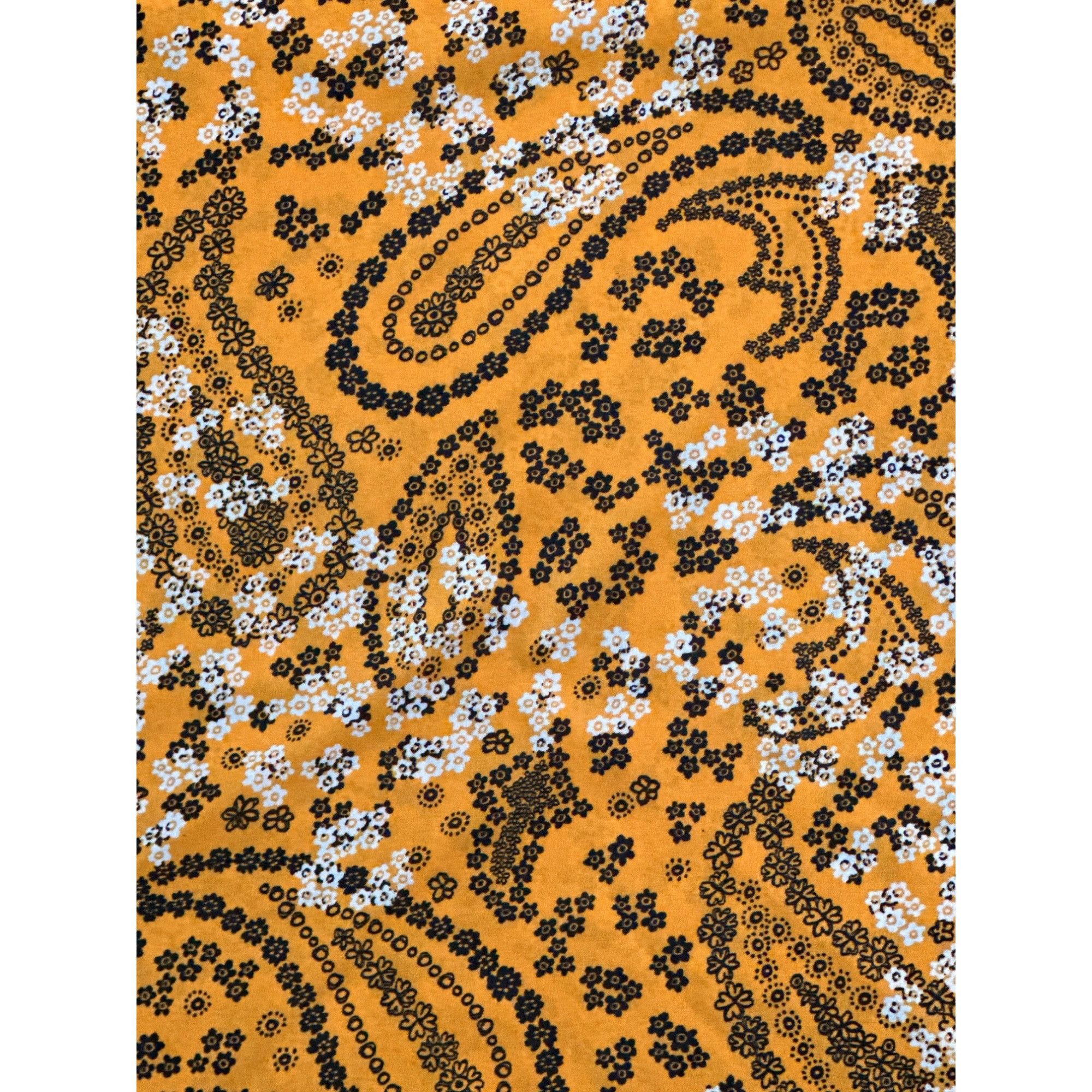 Abercrombie & Fitch Abercrombie Fitch XS Mustard Paisley Floral Long Sleeve Ruff Size XS / US 0-2 / IT 36-38 - 14 Thumbnail