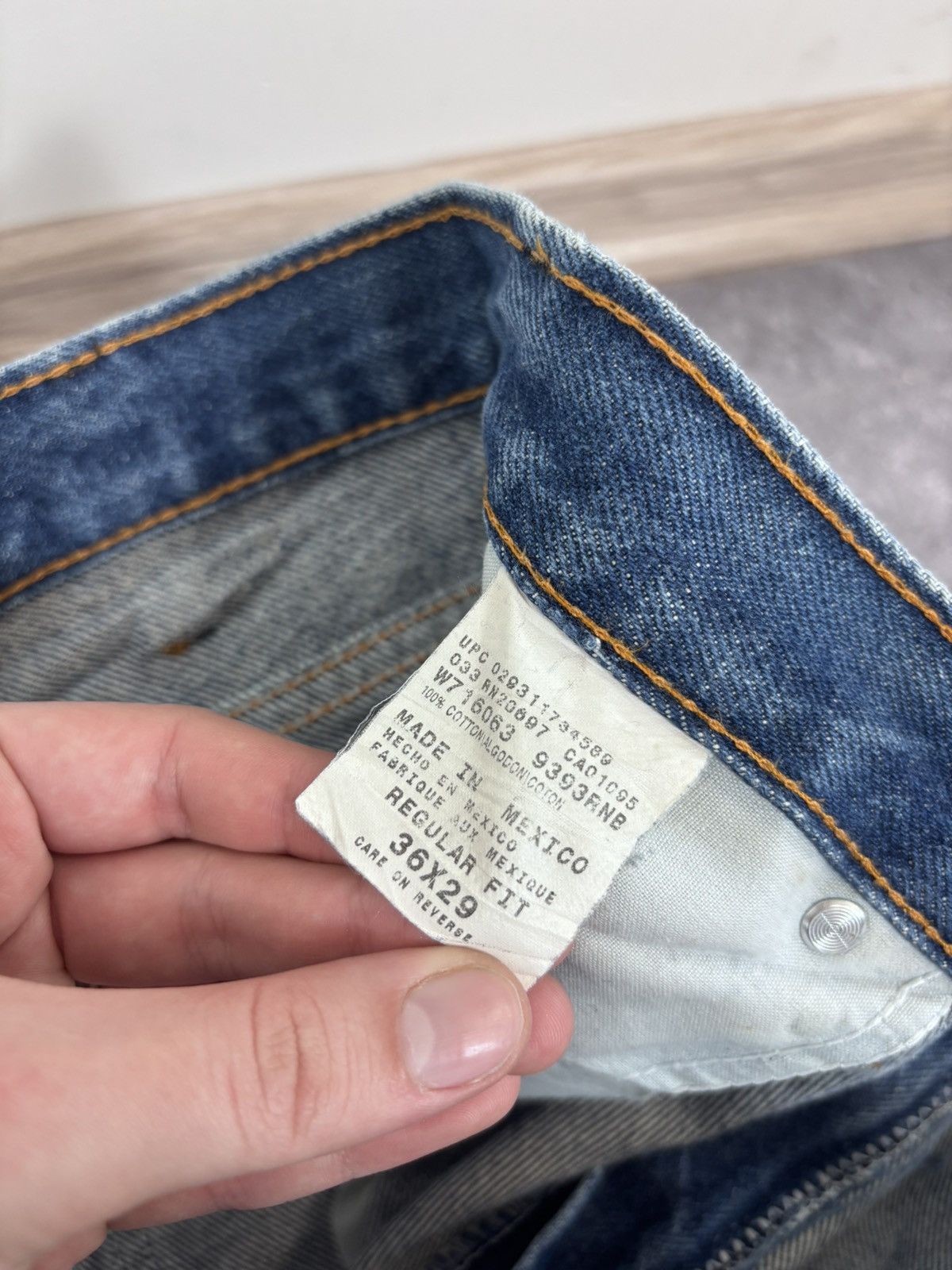 Dickies Dickies Men’s Denim Jeans Blue Regular Fit 9393RNB Size US 36 / EU 52 - 16 Thumbnail