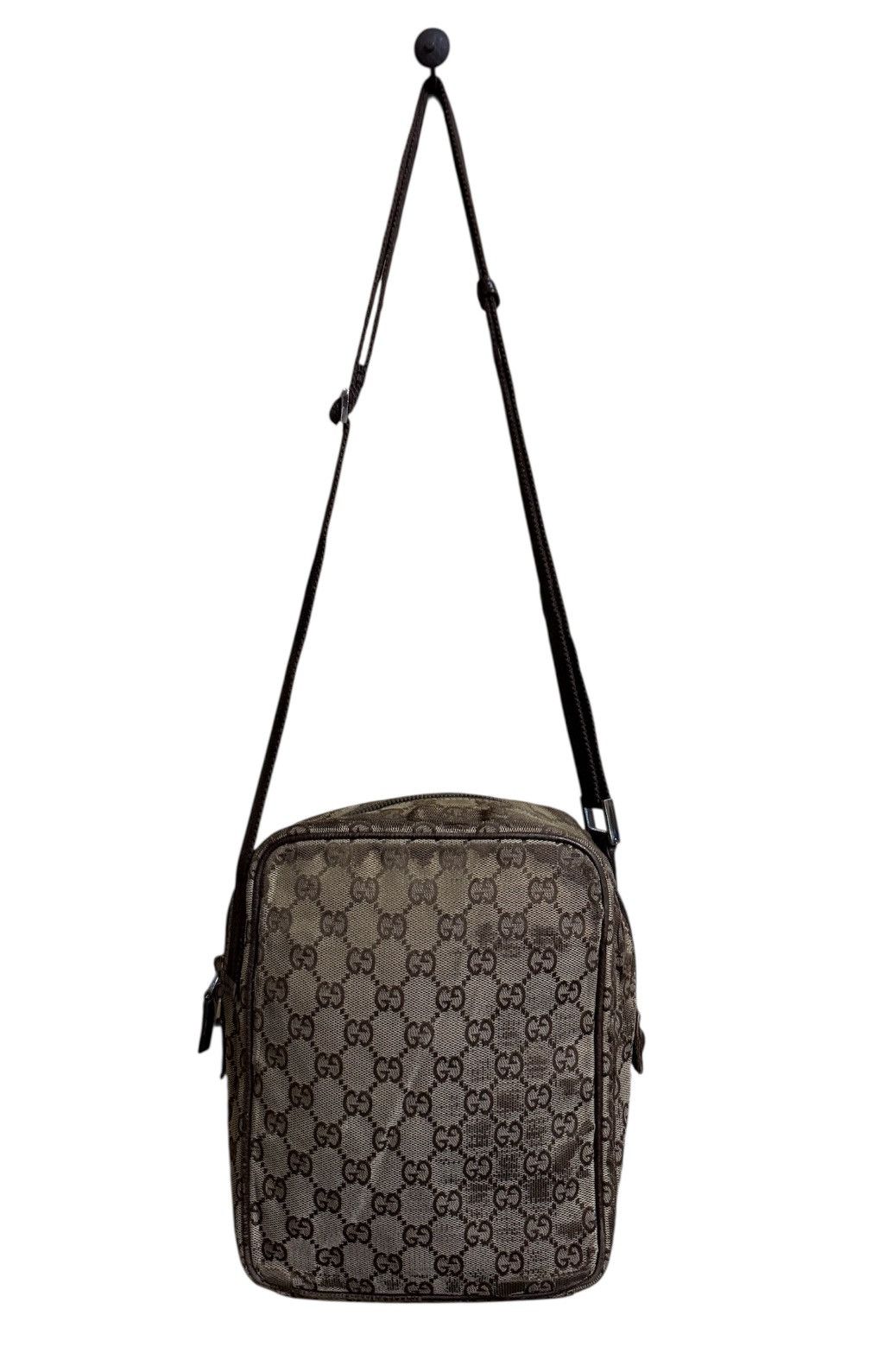 Gucci Gucci GG Crossbody Shoulder Canvas 03136 Leather Vintage Size ONE SIZE - 5 Thumbnail