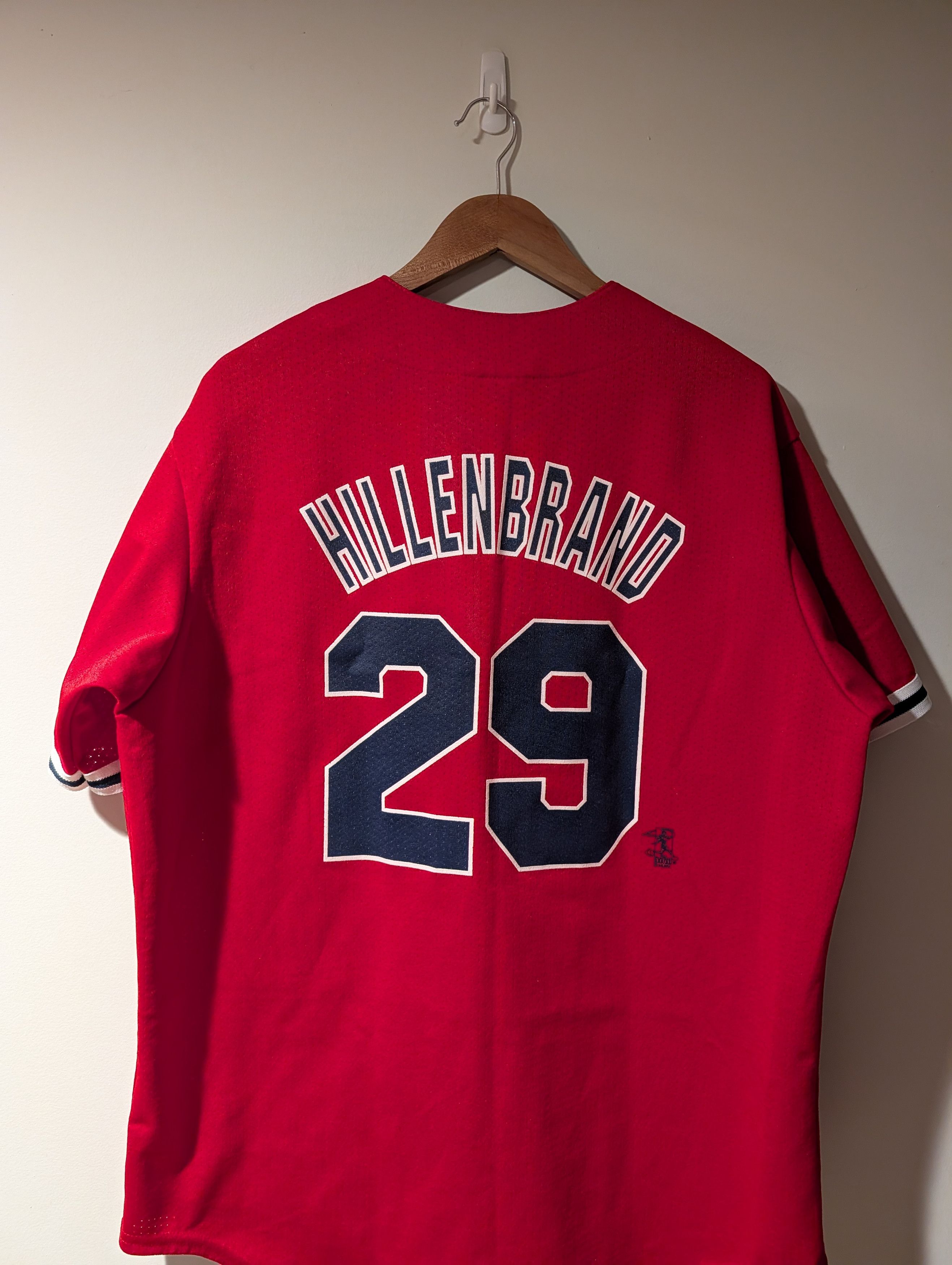 Majestic Vintage Y2K Boston Red Sox MLB Majestic Hillenbrand Jersey Size US L / EU 52-54 / 3 - 6 Thumbnail