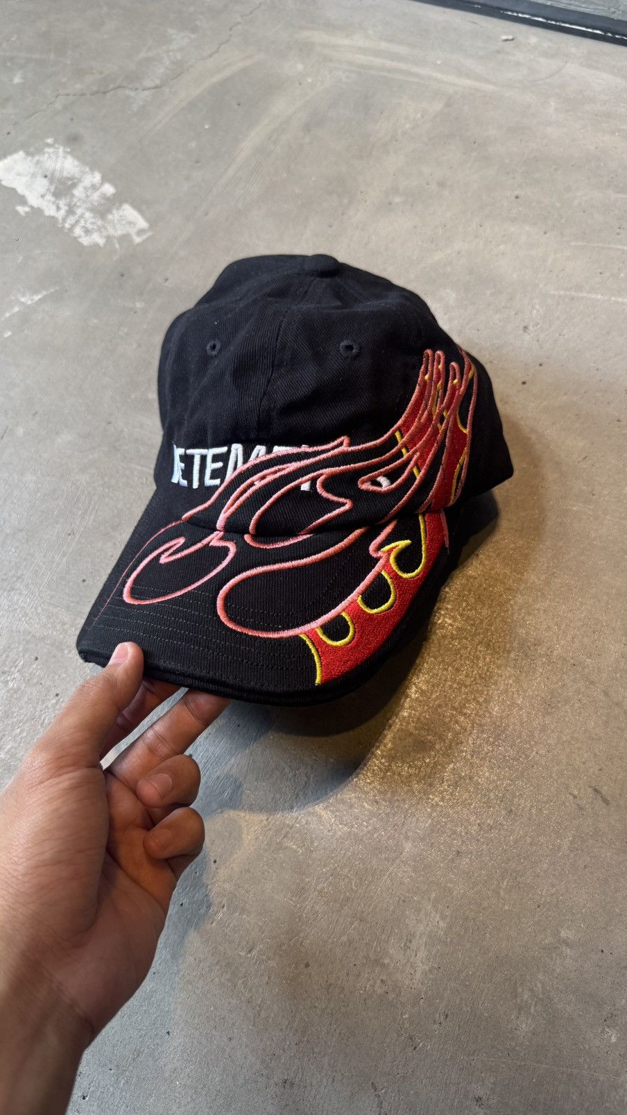 Vetemens x Reebok Flames Cap