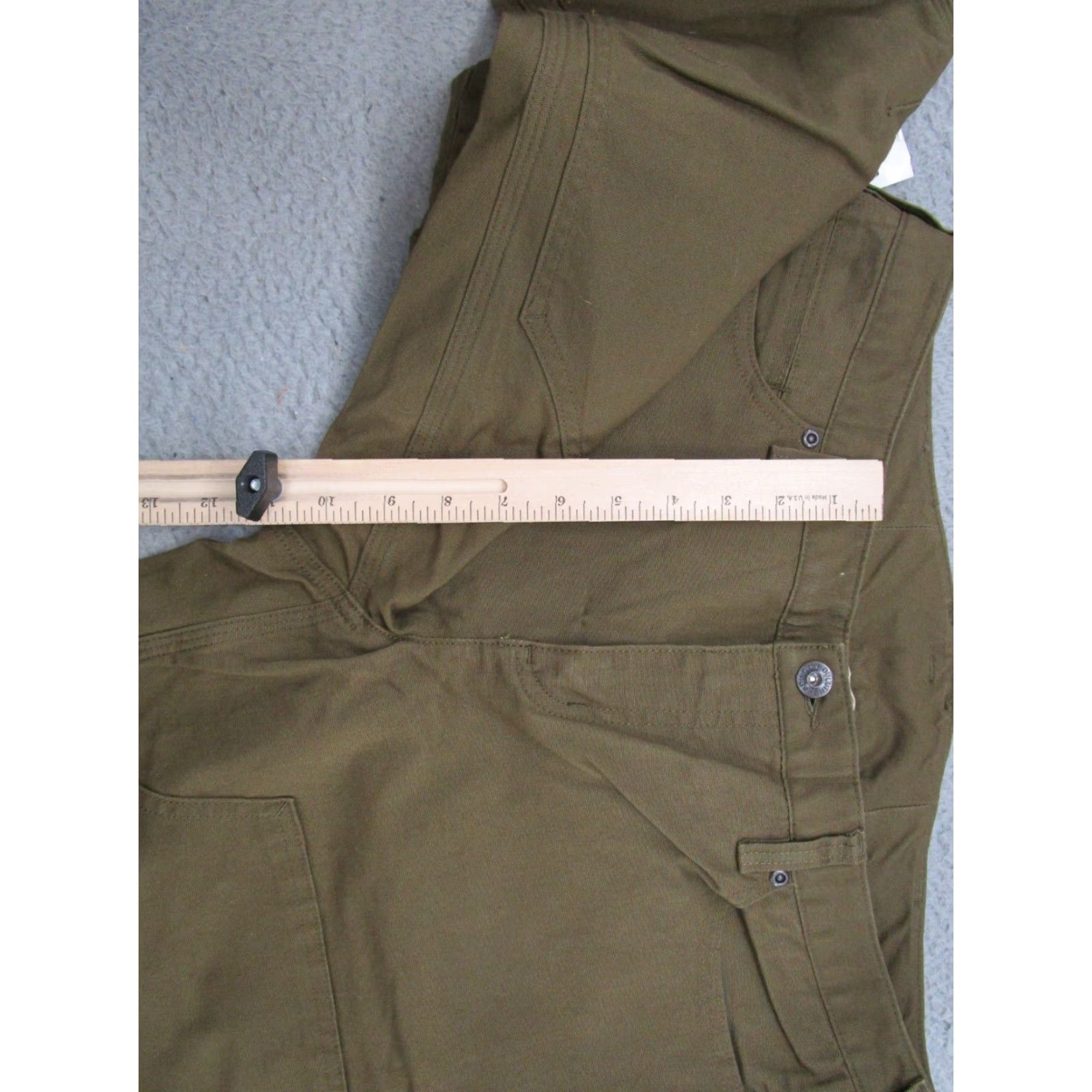 Doublet Duluth Trading Women's Size 12x33 Canvas Double Knee Work Pants Slim Leg NEW Size 34" / US 12 / IT 48 - 7 Thumbnail