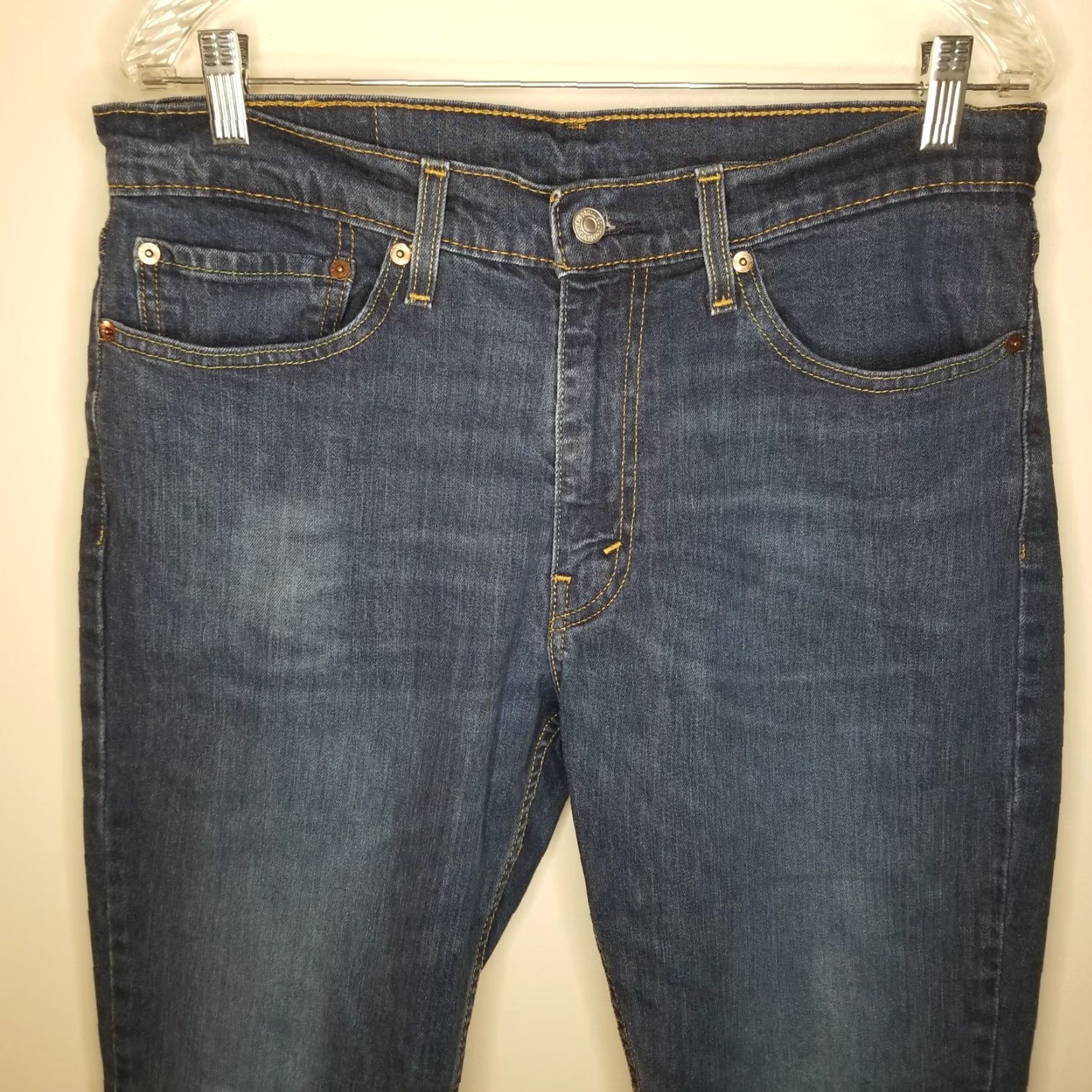 Levi's LEVI'S Jeans 511 Men Straight Blue Size 34x30 Adult Regular Inseam 30 Bodywear Clothing Mens Size US 34 / EU 50 - 2 Thumbnail