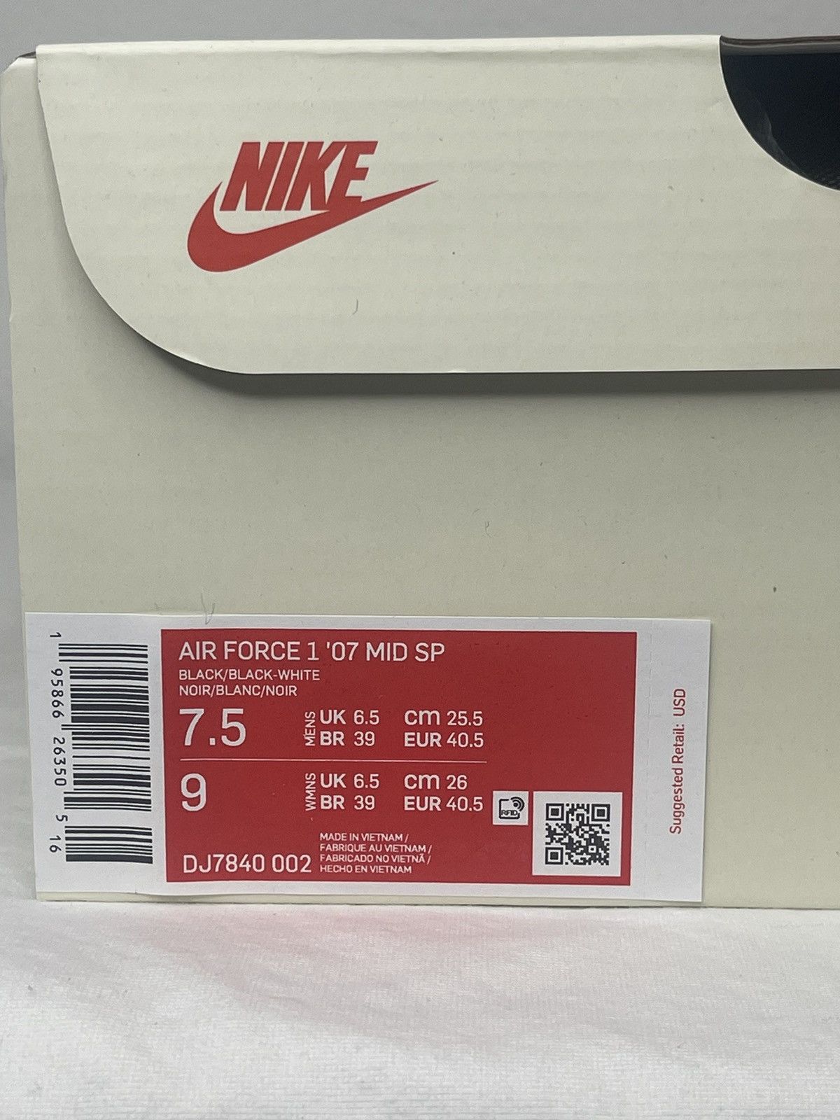 Nike × Stussy Stussy x Nike AF1 mid Size US 7.5 / EU 40-41 - 19 Thumbnail