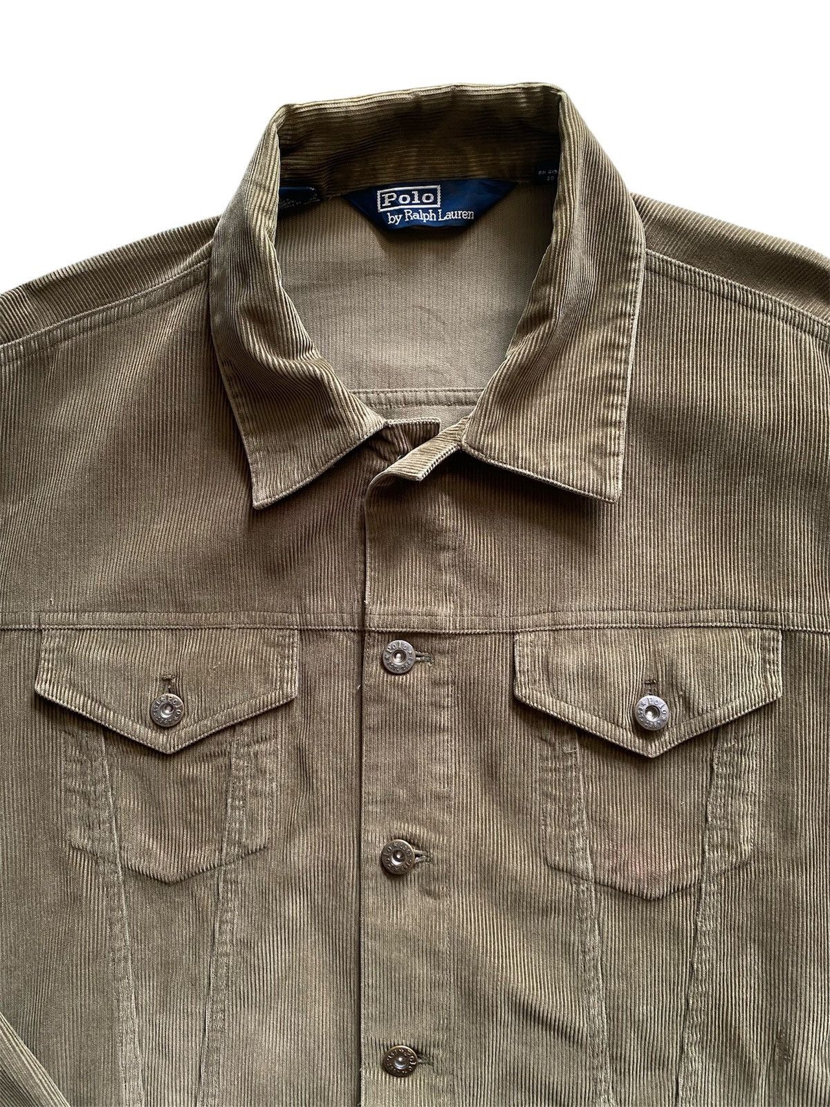 Polo Ralph Lauren × Ralph Lauren × Vintage Vintage 90’s Polo Ralph Lauren Corduroy Jacket Size US XL / EU 56 / 4 - 2 Thumbnail