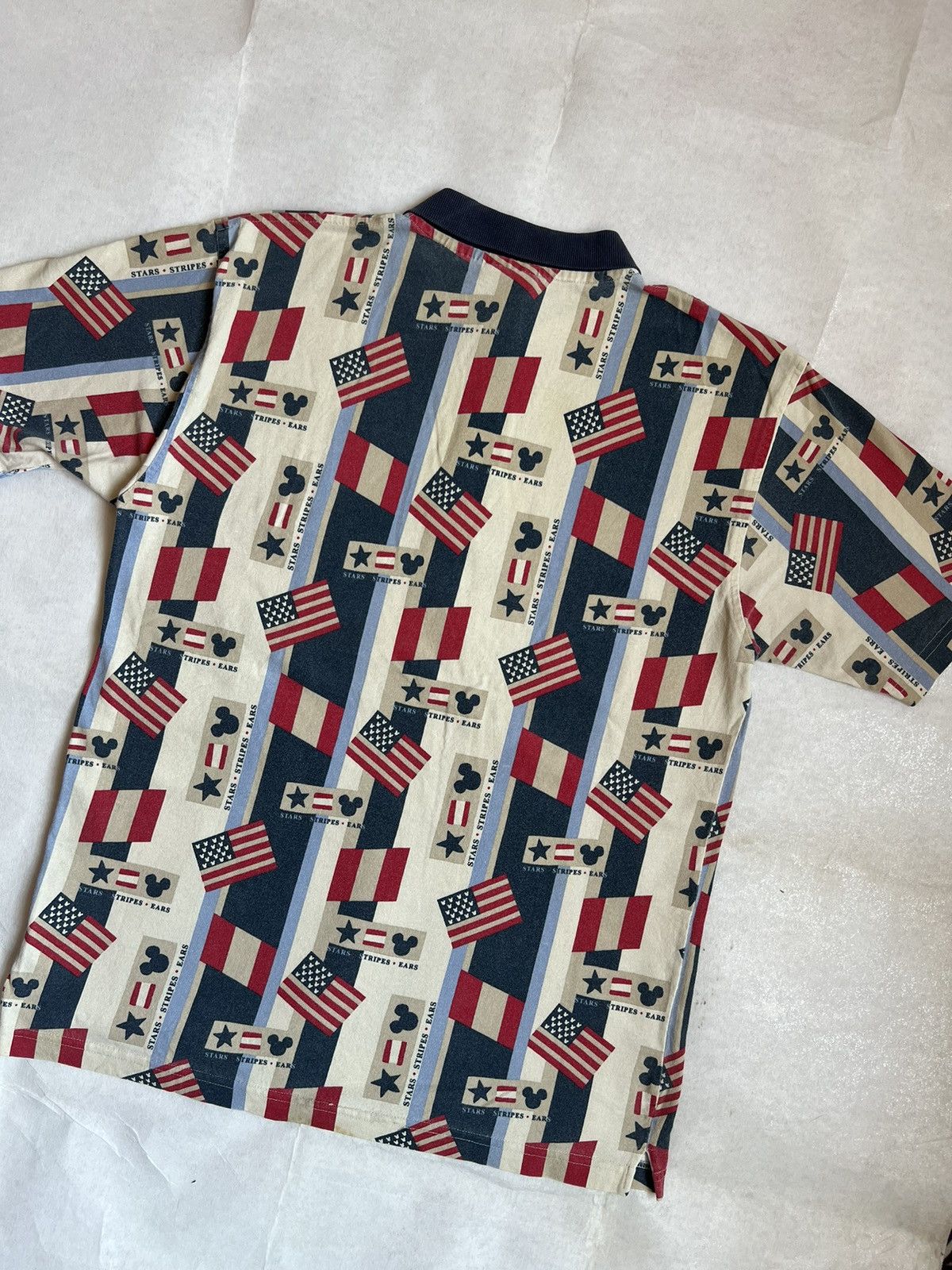 Disney Vintage Disney Mickey Mouse Overprint Polos Size US M / EU 48-50 / 2 - 7 Thumbnail
