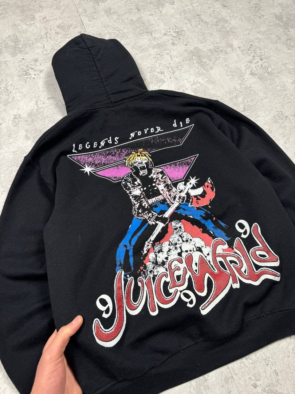 Band Tees Juice Wrld Black Hoodie Legends Never Die Size S Size US S / EU 44-46 / 1 - 4 Thumbnail