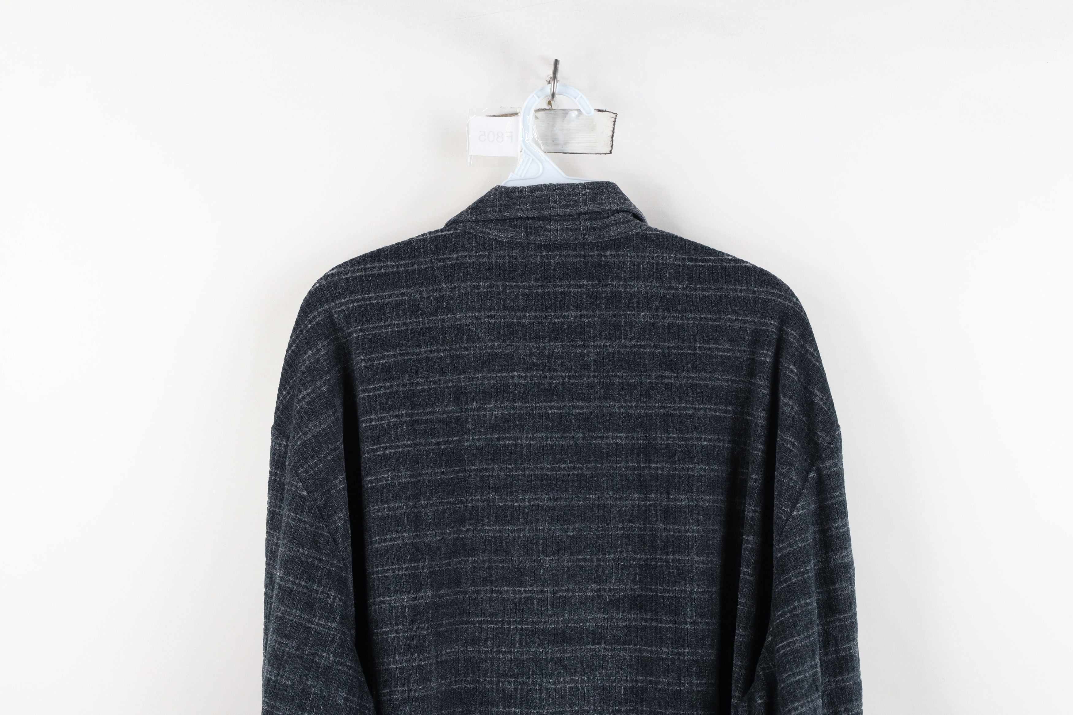 Vintage Vintage 90s Streetwear Knit Collared Fleece Polo Sweater Size US XXL / EU 58 / 5 - 9 Thumbnail