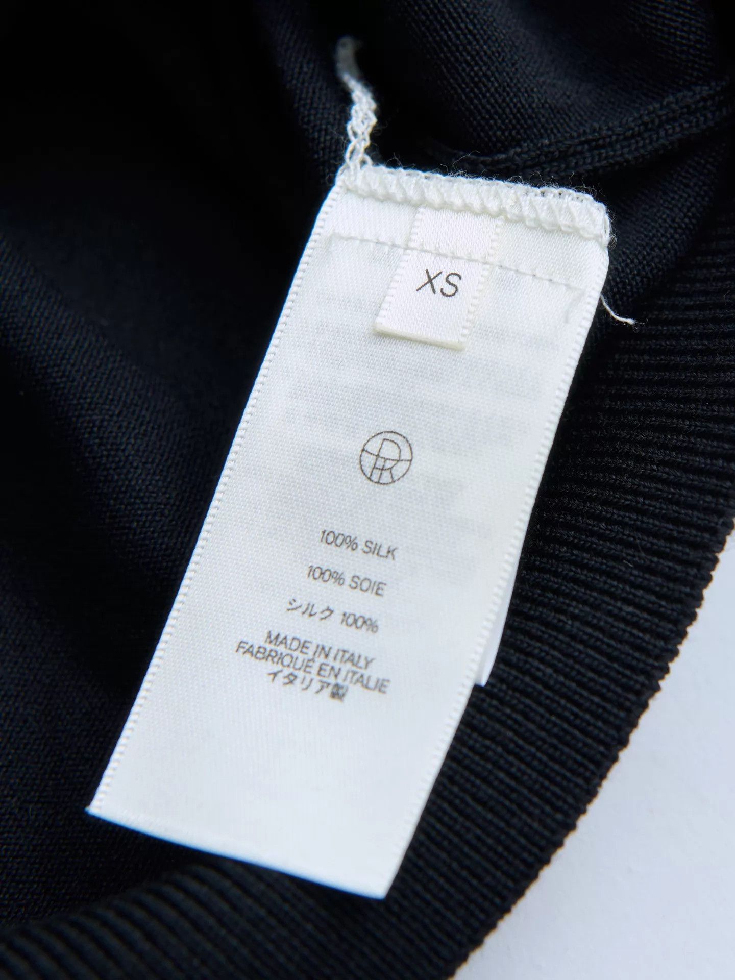 The Row THE ROW Black Silk Knit Top Size XS / US 0-2 / IT 36-38 - 8 Thumbnail