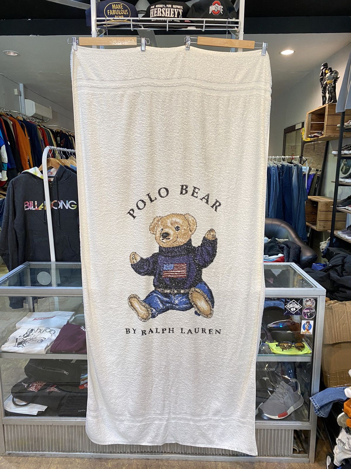 Polo Ralph Lauren Rare🔥Vintage Polo Bear Towel Size ONE SIZE - 1 Thumbnail