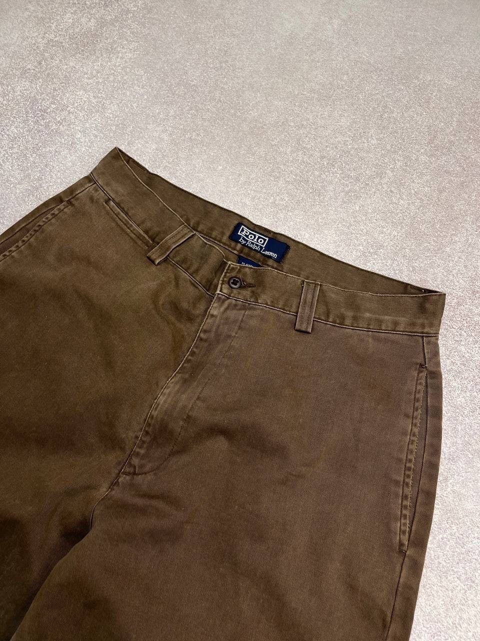 Polo Ralph Lauren × Vintage Vintage Polo Ralph Lauren Baggy Brown Denim Jeans Y2K 34 Size US 34 / EU 50 - 4 Thumbnail