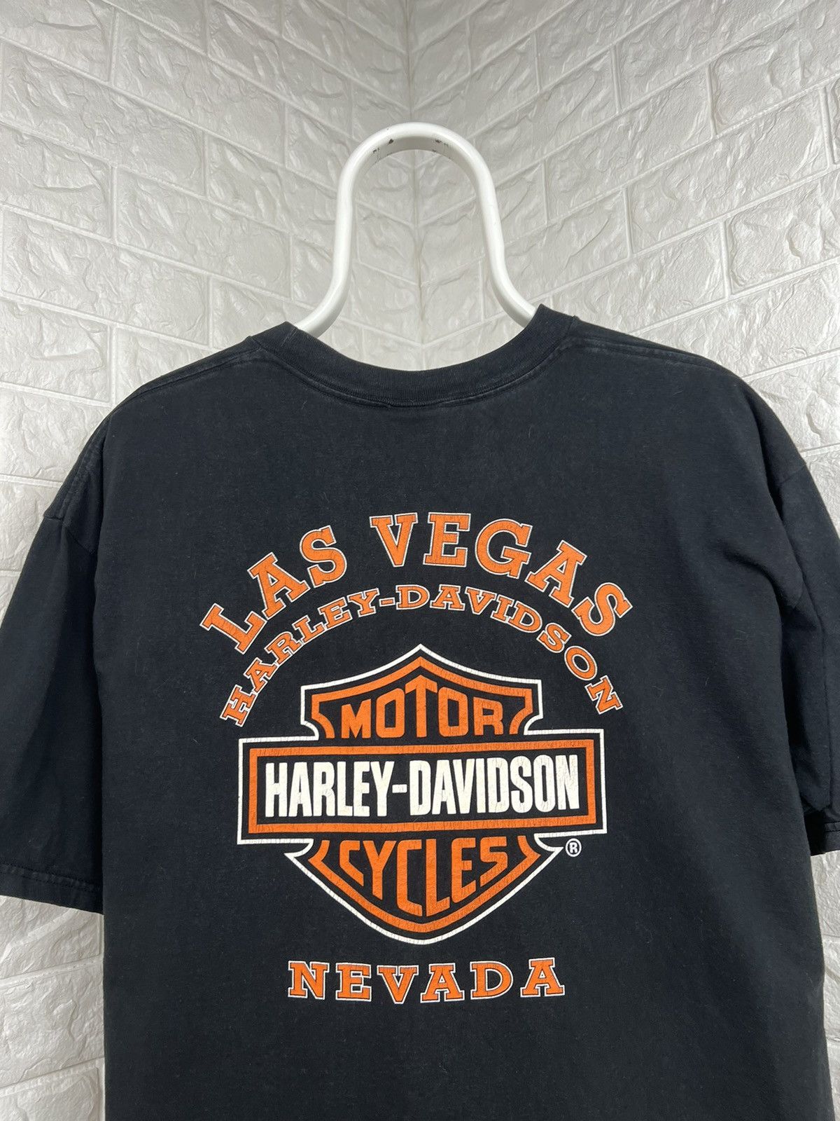 Harley Davidson × Vintage Vintage Harley Davidson Faded Tee Size US XL / EU 56 / 4 - 3 Thumbnail