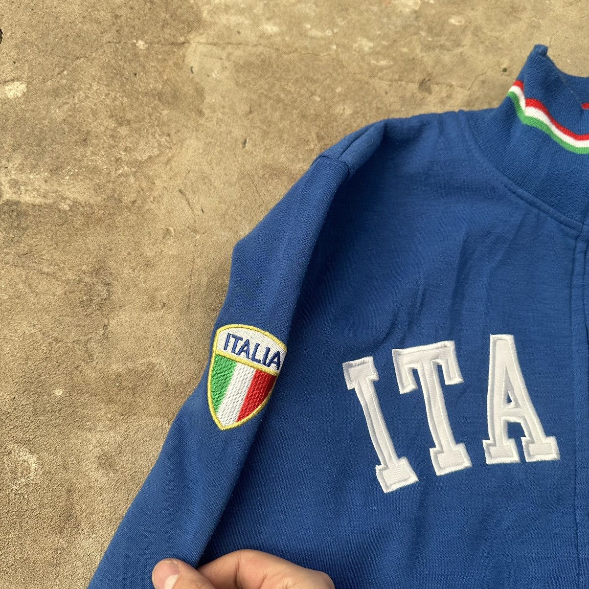 Other Vintage Italia y2k Embroidered Spellout Logo Zip Up Hoodie Size US M / EU 48-50 / 2 - 8 Thumbnail