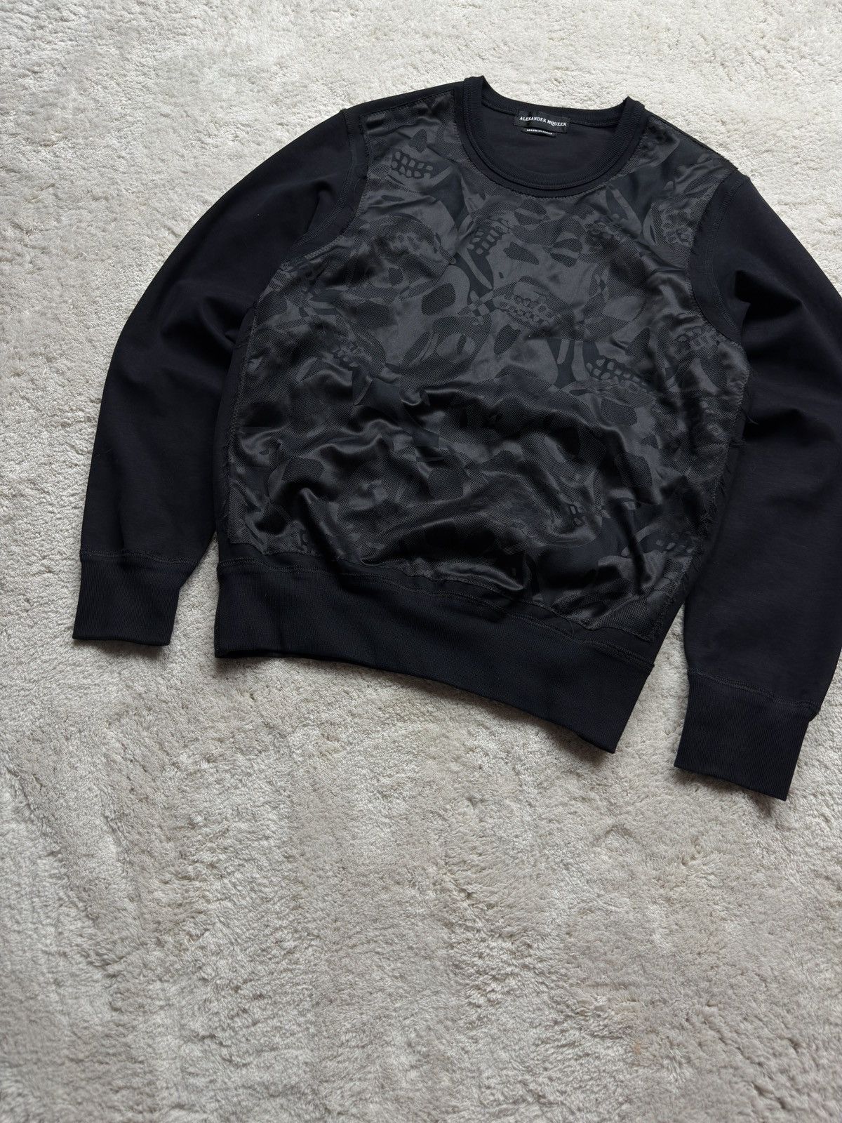 Alexander McQueen Alexander McQueen Panel Silk Logo sweatshirt Size S / US 4 / IT 40 - 5 Thumbnail