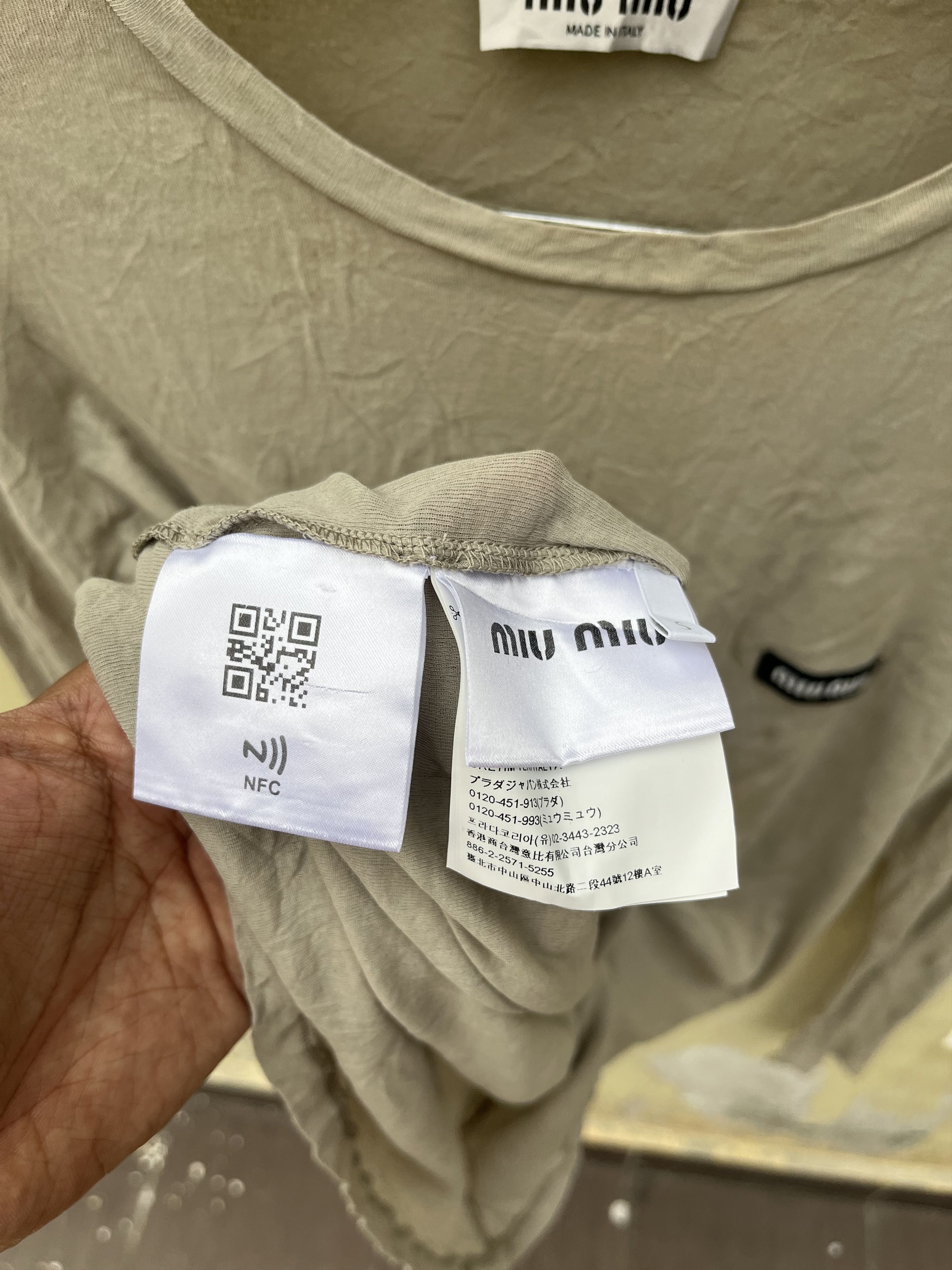 Miu Miu Miu miu patch logo Size US S / EU 44-46 / 1 - 5 Thumbnail