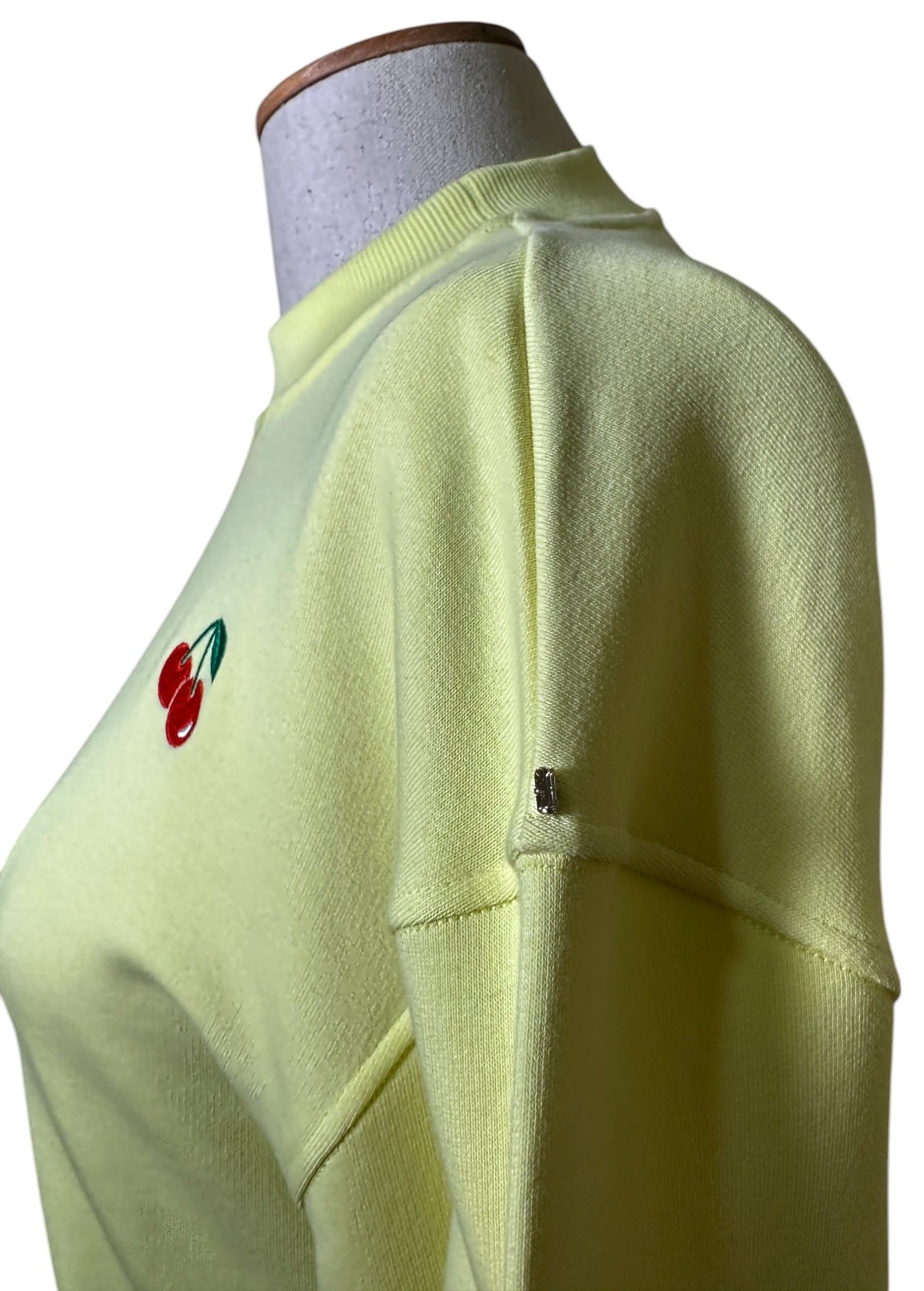 Sportmax Yellow Cherry Sweatshirt Cropped Size M / US 6-8 / IT 42-44 - 5 Thumbnail