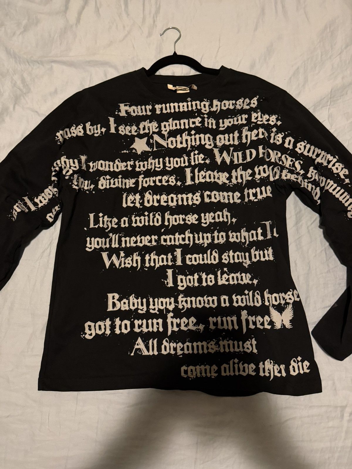 Yung Lean Horses Lyric Longsleeve