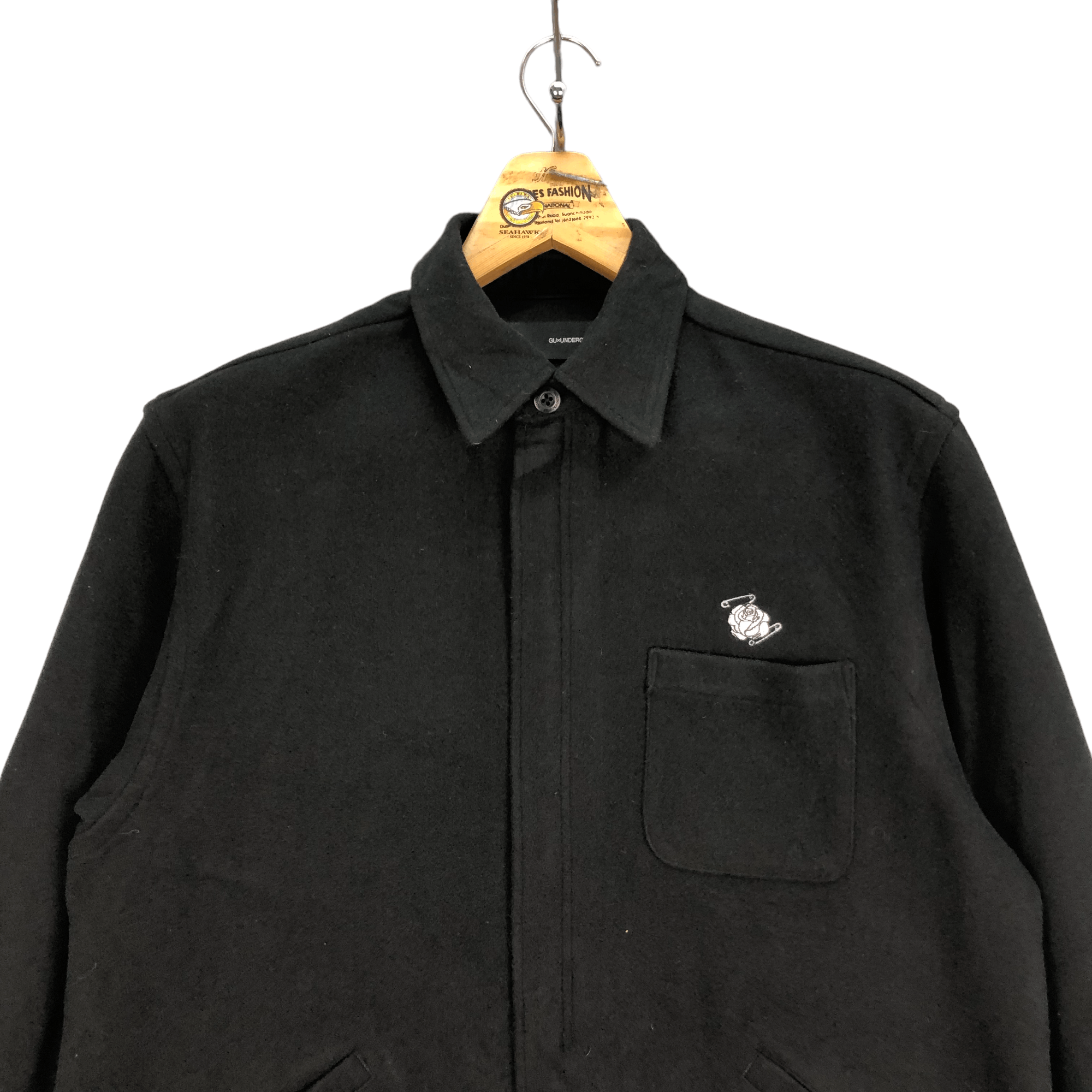 GU × Undercover GU X UNDERCOVER HALF ZIPPER & BUTTON SHIRT JACKET #5096-33 Size US S / EU 44-46 / 1 - 2 Thumbnail