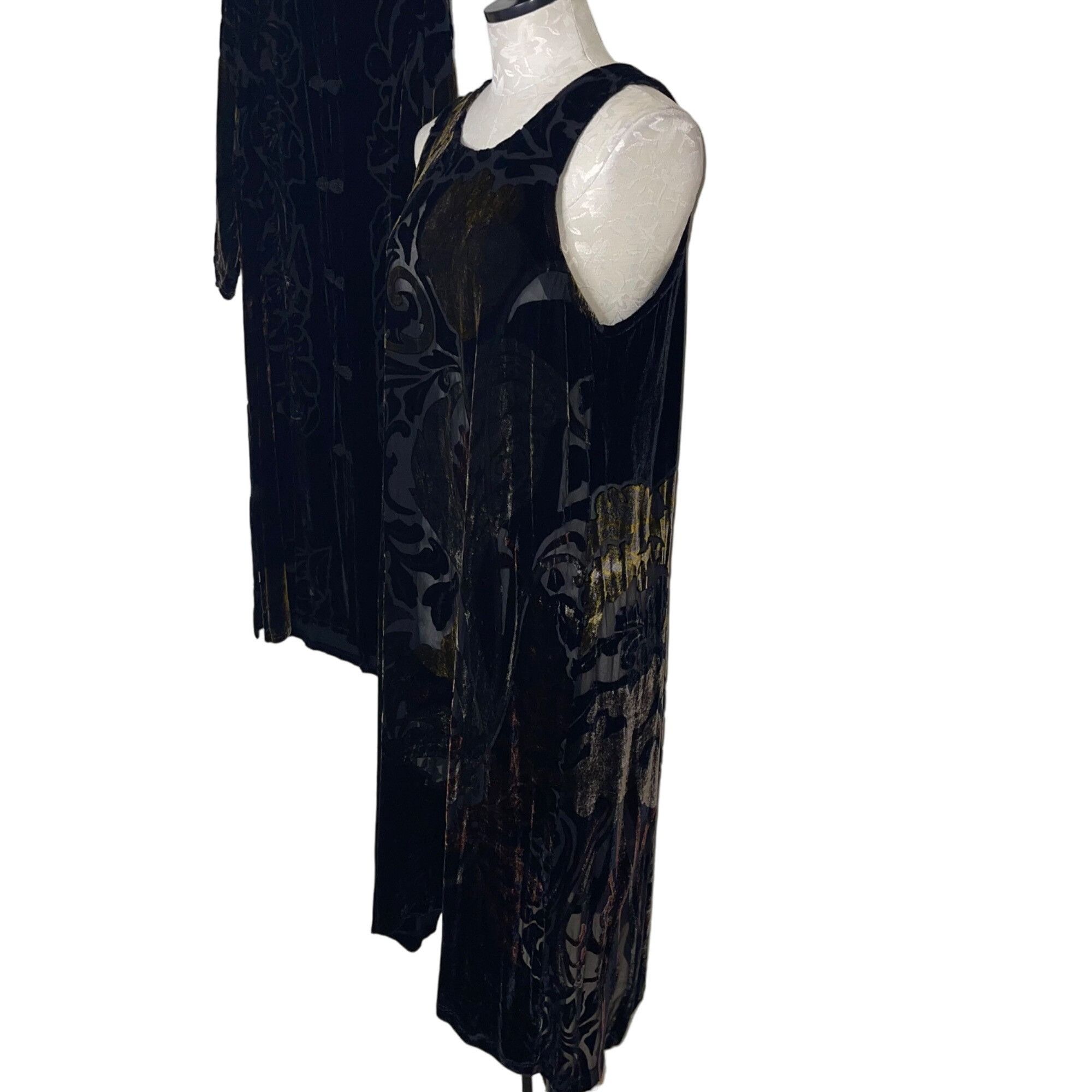 Ethos Vintage Womens Dress Jacket Set Size Small Black