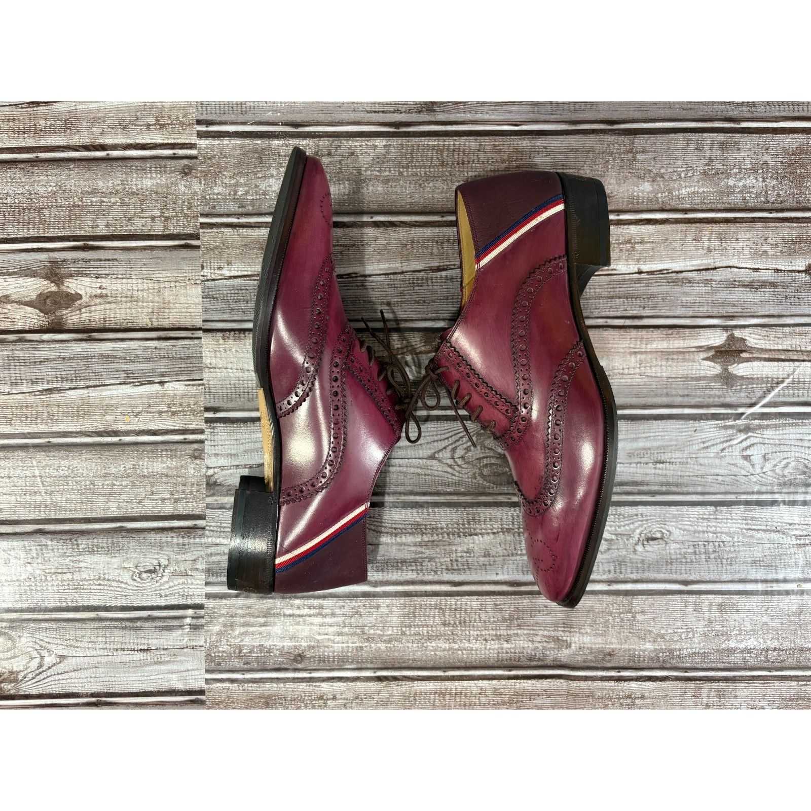 Gucci Gucci Brogue Sylvie Web Oxford Classic Signature Details Sho Size US 8 / EU 41 - 6 Thumbnail